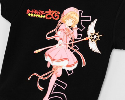 Foto 3 | Playera Sakura Negra Juvenil
