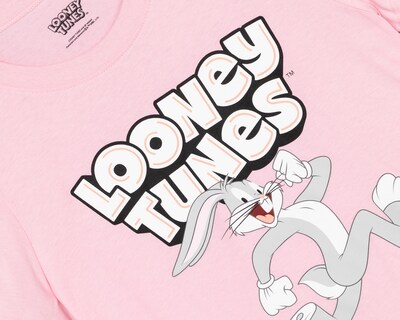 Foto 3 | Playera Rosa Looney Tunes para Mujer