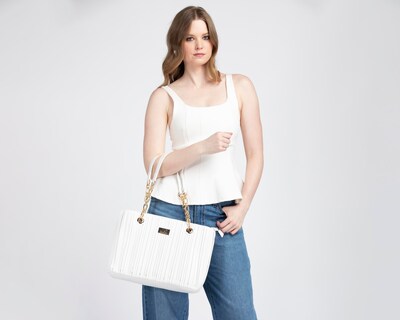 Foto 6 | Bolsa de Hombro Jennifer Lopez Plisada