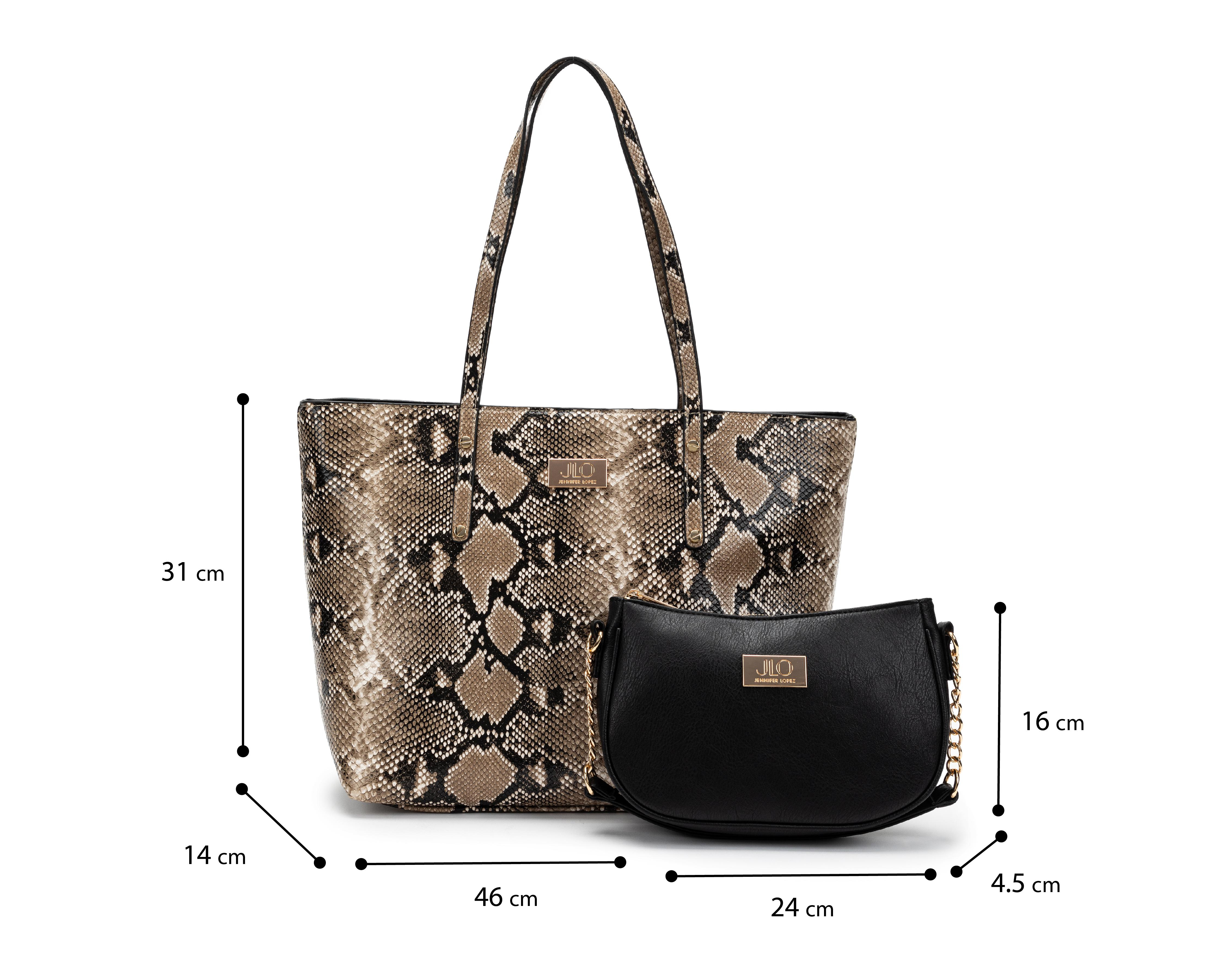 Foto 6 | Bolsa de Hombro Jennifer Lopez 2 Piezas