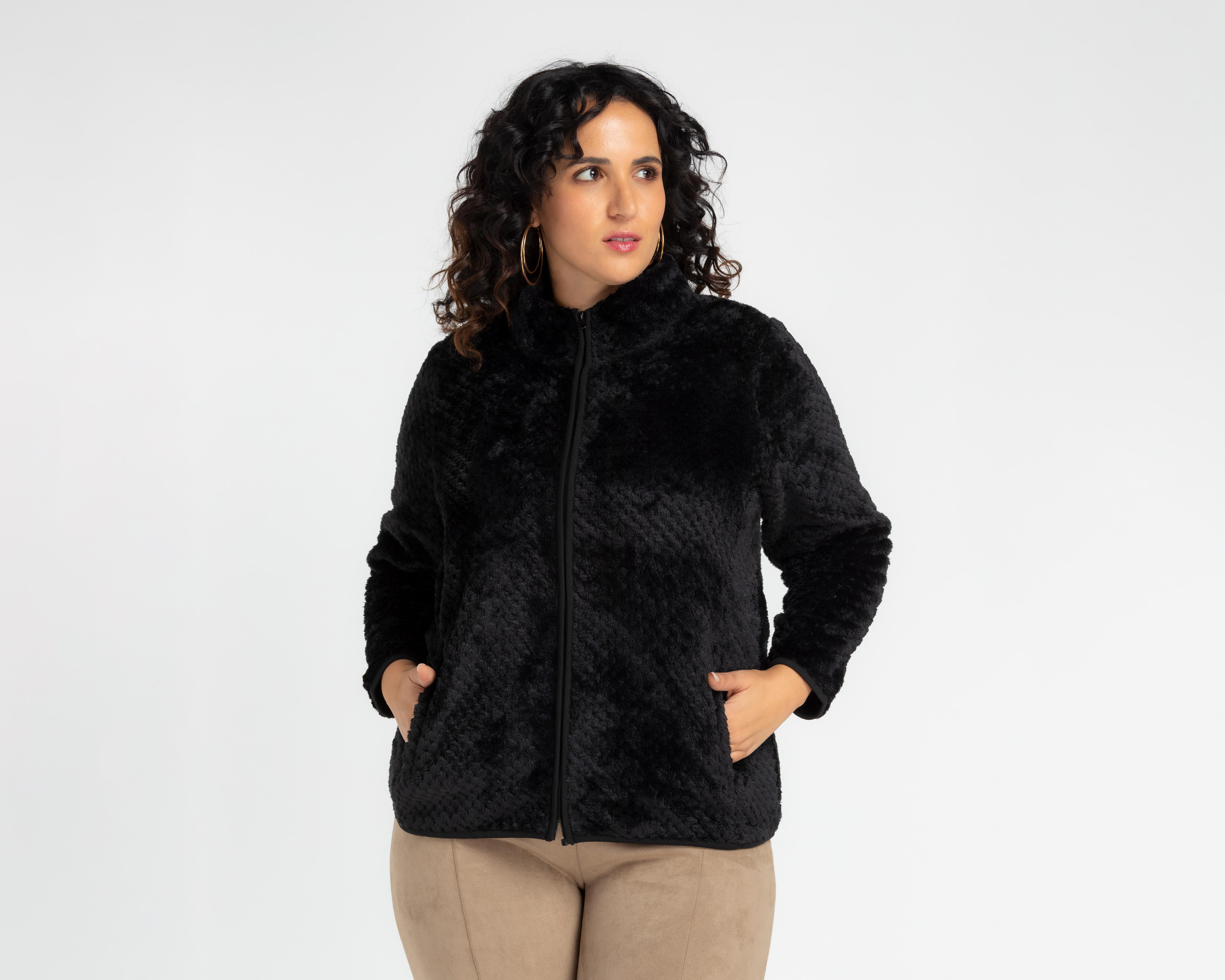 Foto 5 pulgar | Chamarra Sherpa Lady Sun para Mujer