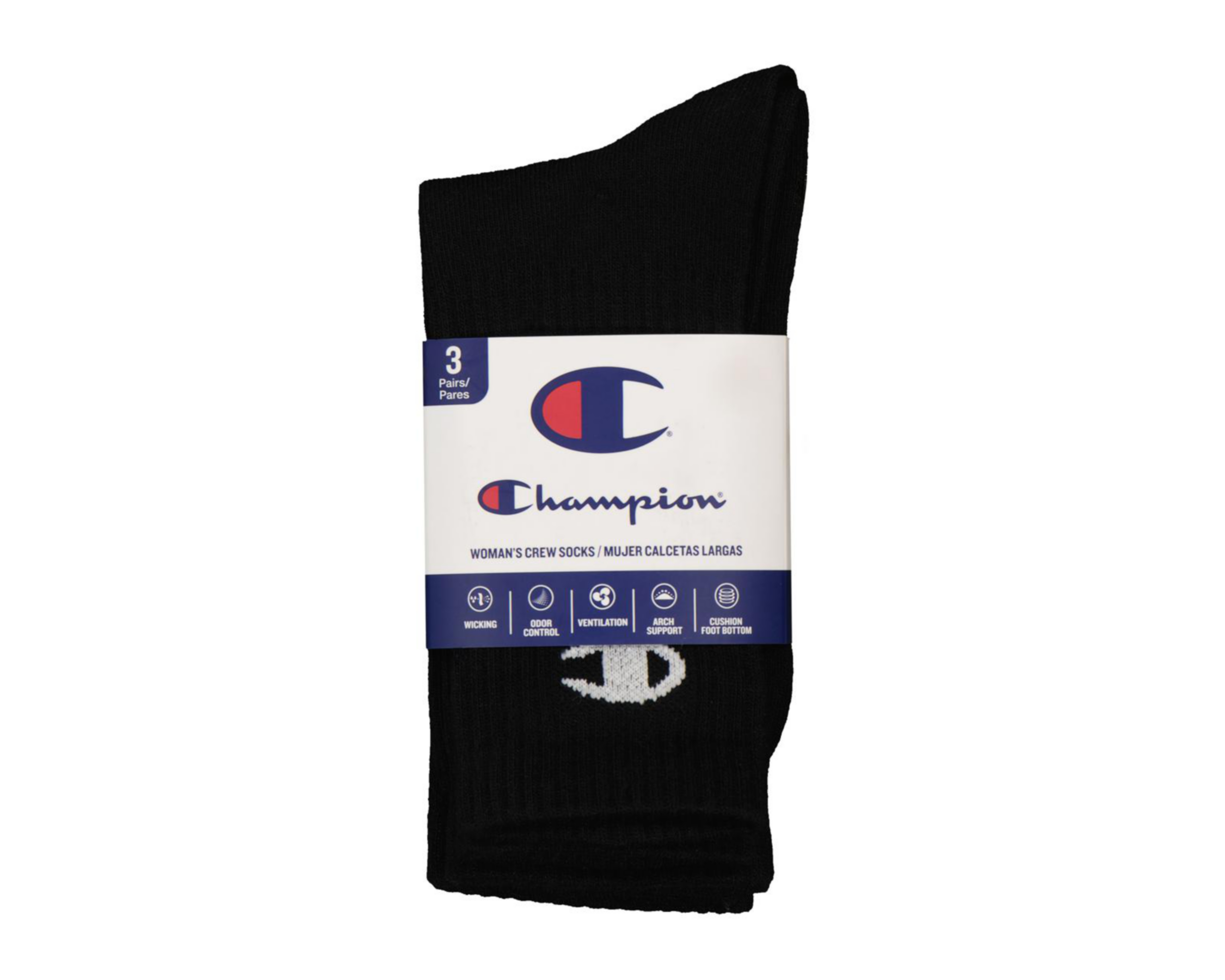Foto 4 pulgar | Calcetas Deportivas Champion para Mujer 3 Pares