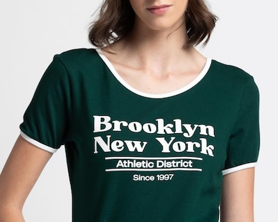 Foto 4 | Playera Refill Verde para Mujer