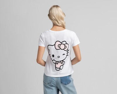 Foto 2 | Playera Hello Kitty de Algodón para Mujer