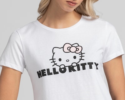 Foto 3 | Playera Hello Kitty de Algodón para Mujer