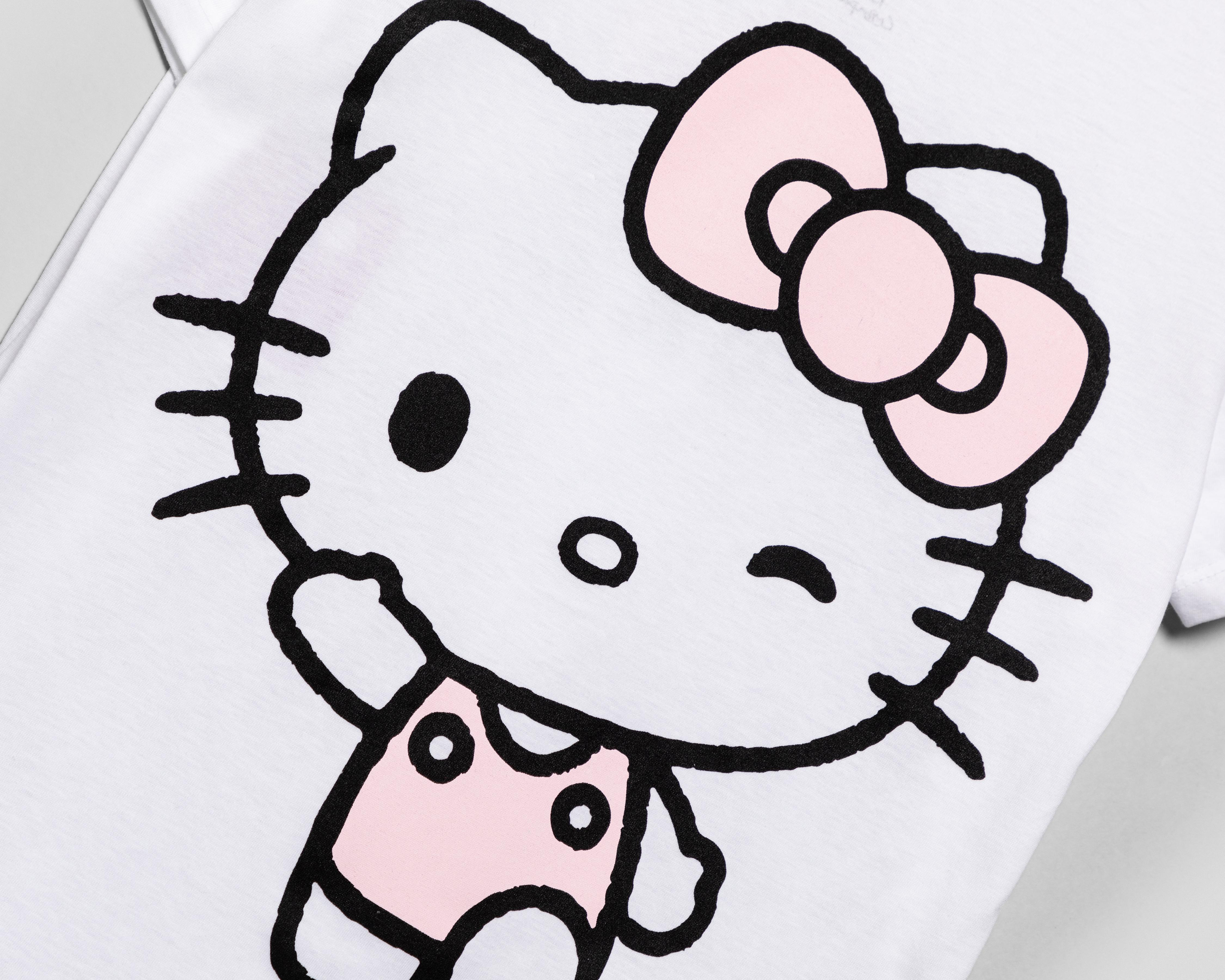 Foto 5 pulgar | Playera Hello Kitty de Algodón para Mujer