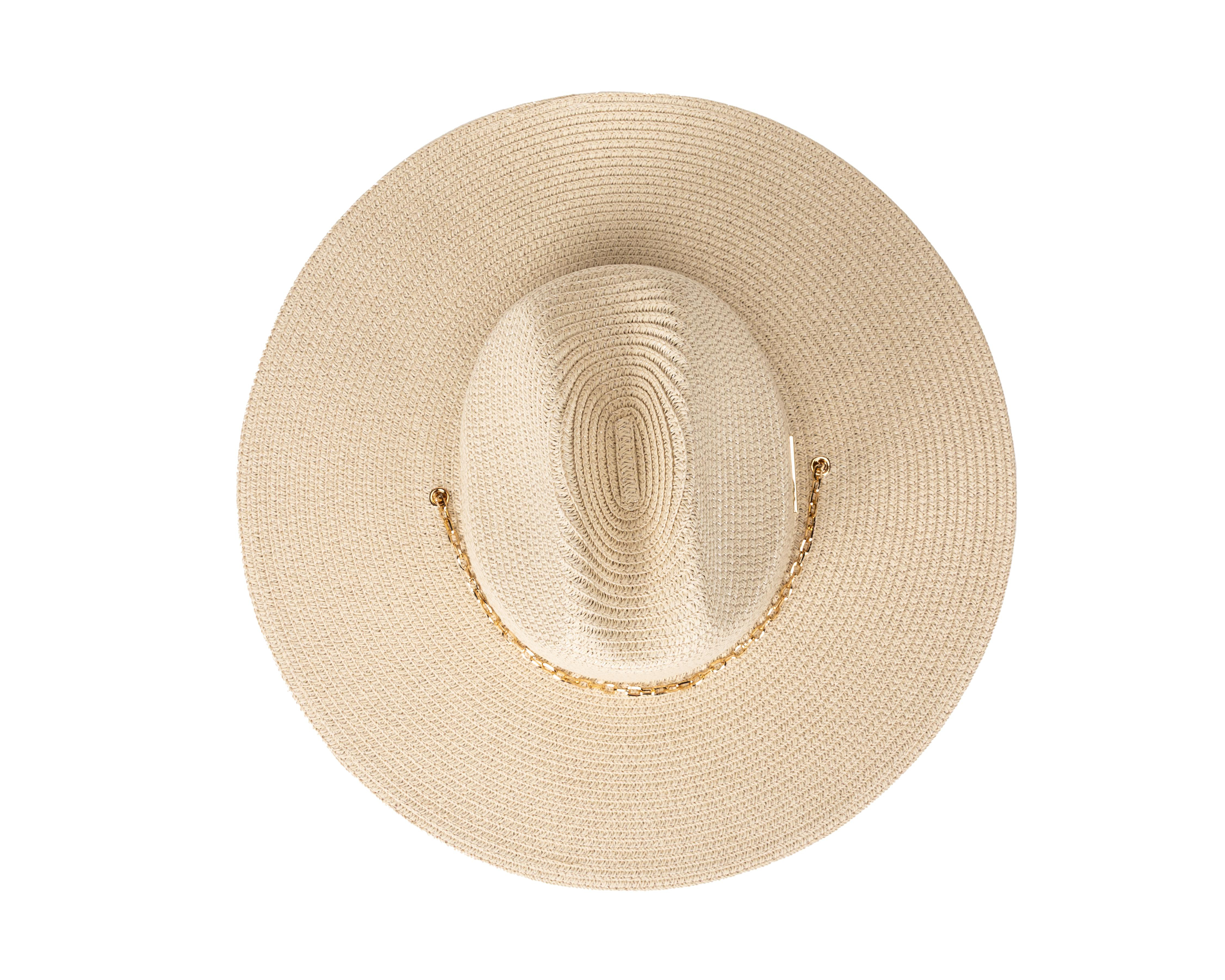 Foto 3 pulgar | Sombrero para Playa Jennifer Lopez Beige