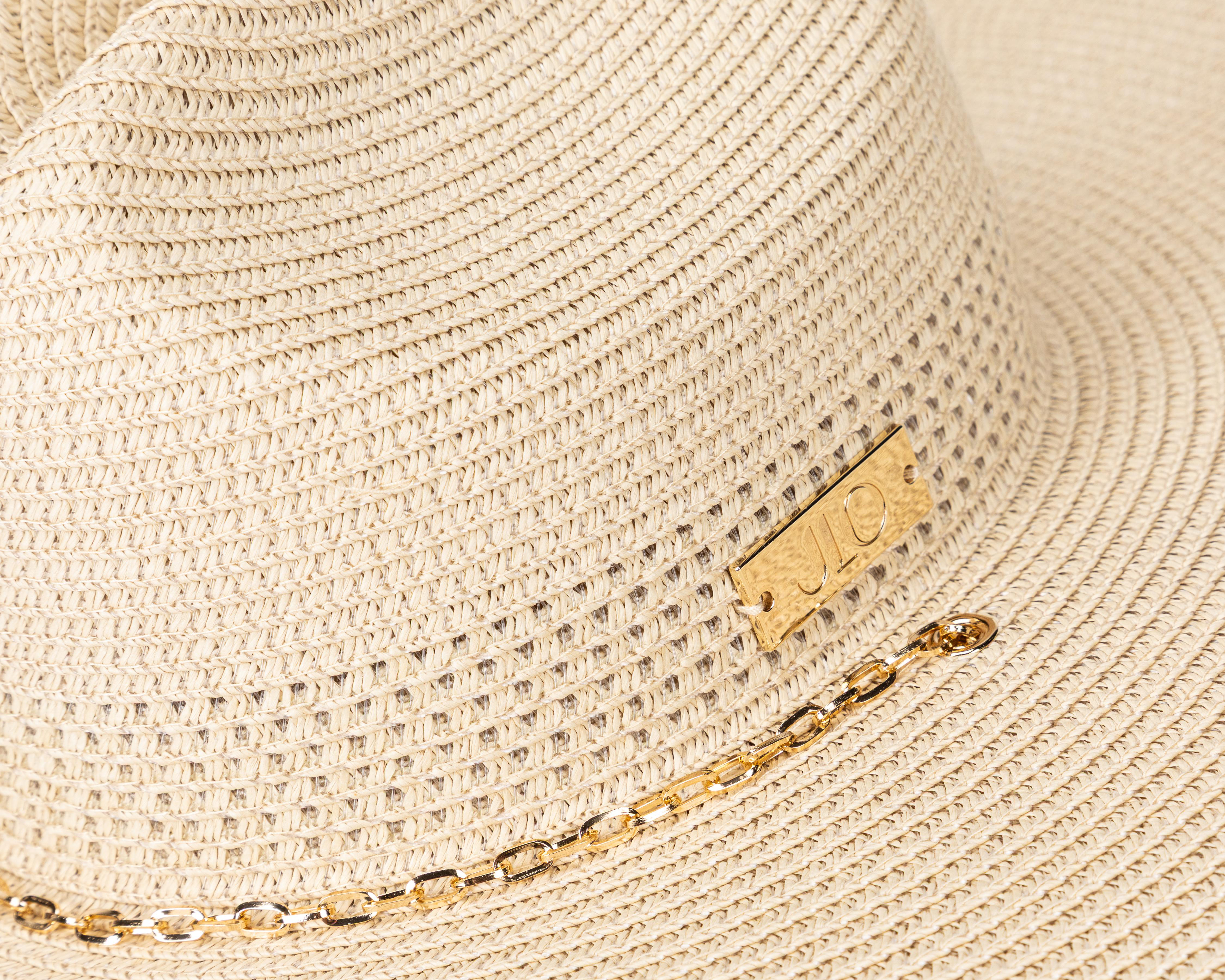 Foto 5 pulgar | Sombrero para Playa Jennifer Lopez Beige