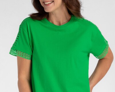 Foto 4 | Playera Lady Sun Manga Corta para Mujer