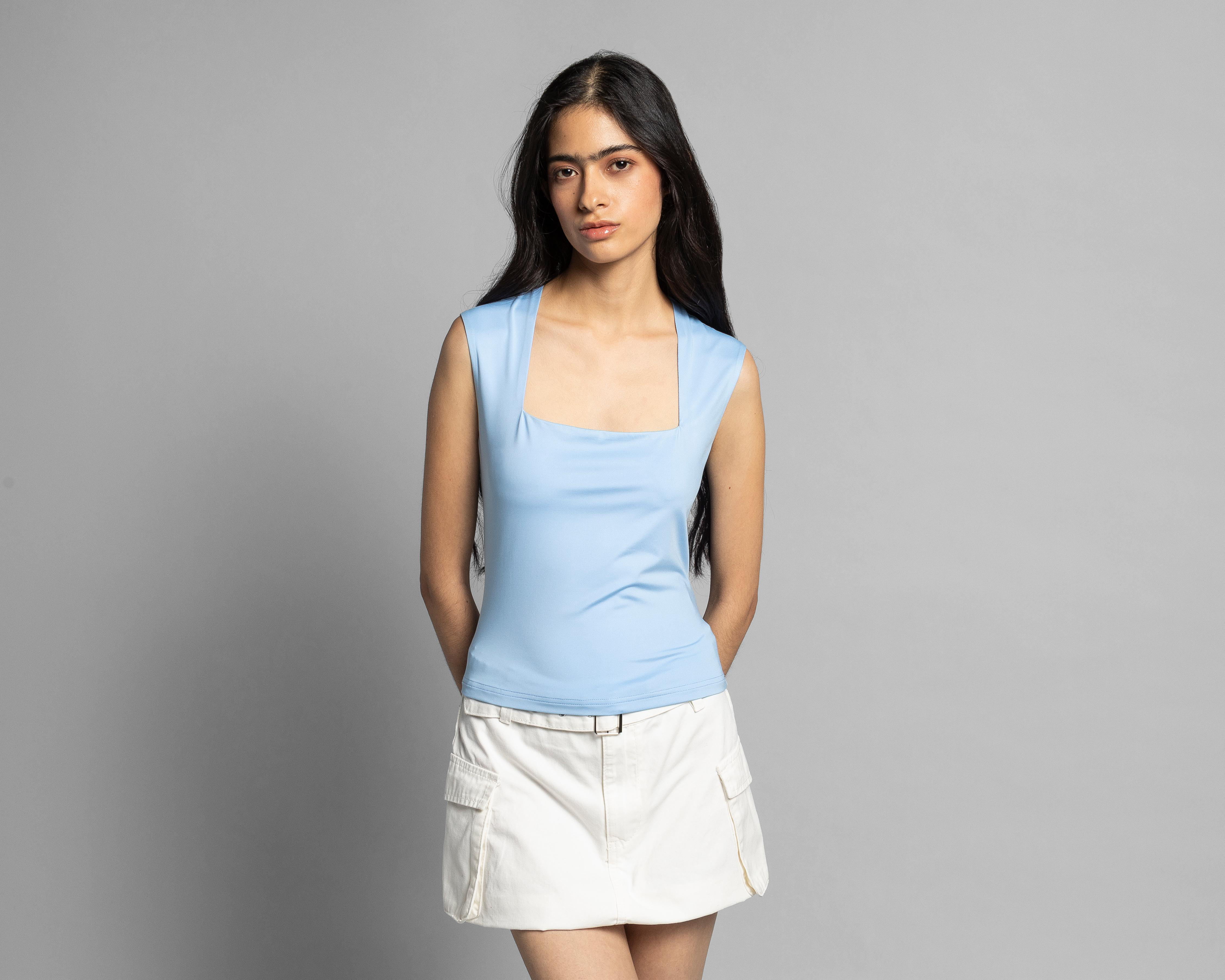 Foto 2 pulgar | Blusa Strona sin Mangas para Mujer