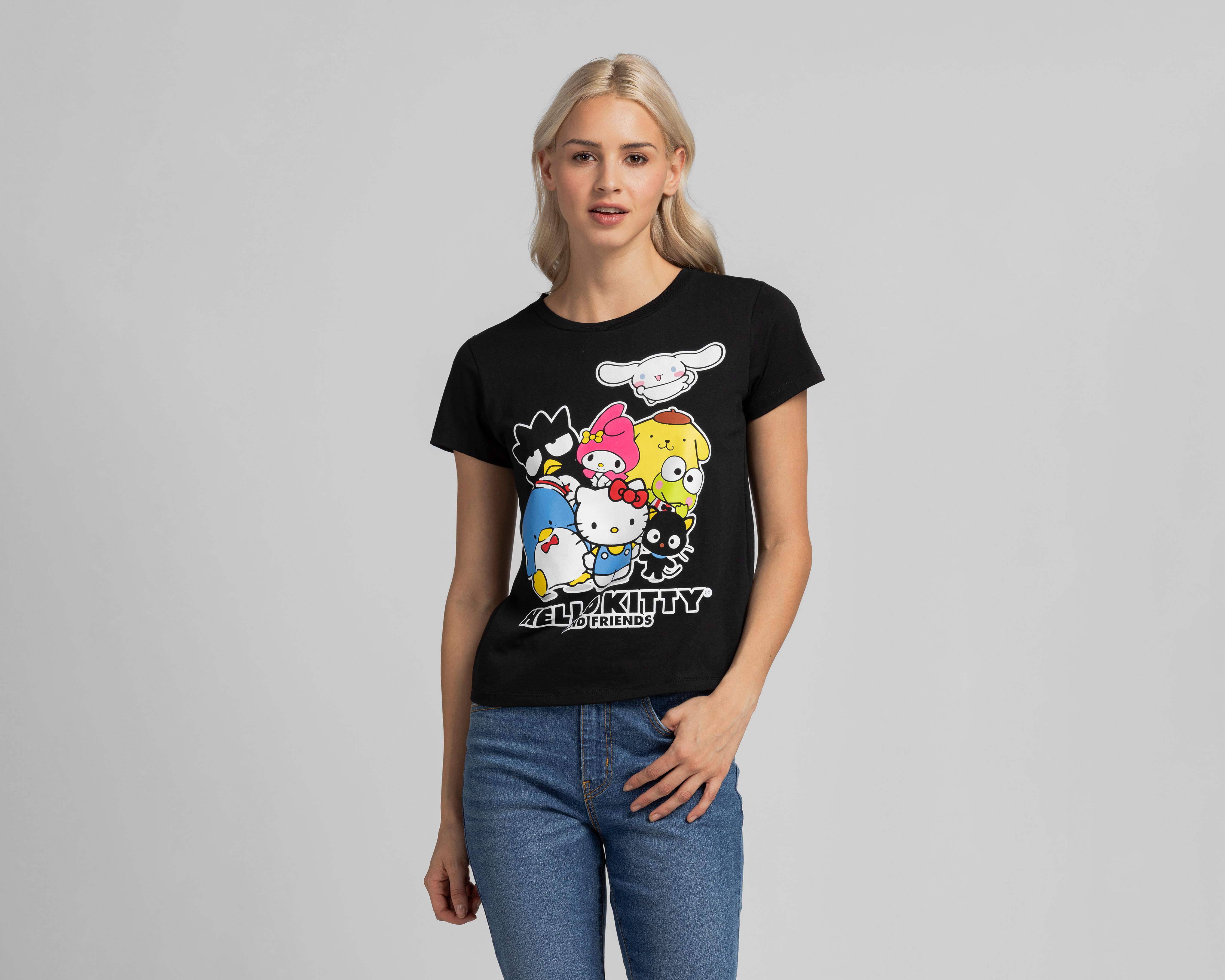 Foto 1 | Playera Hello Kitty de Algodón para Mujer