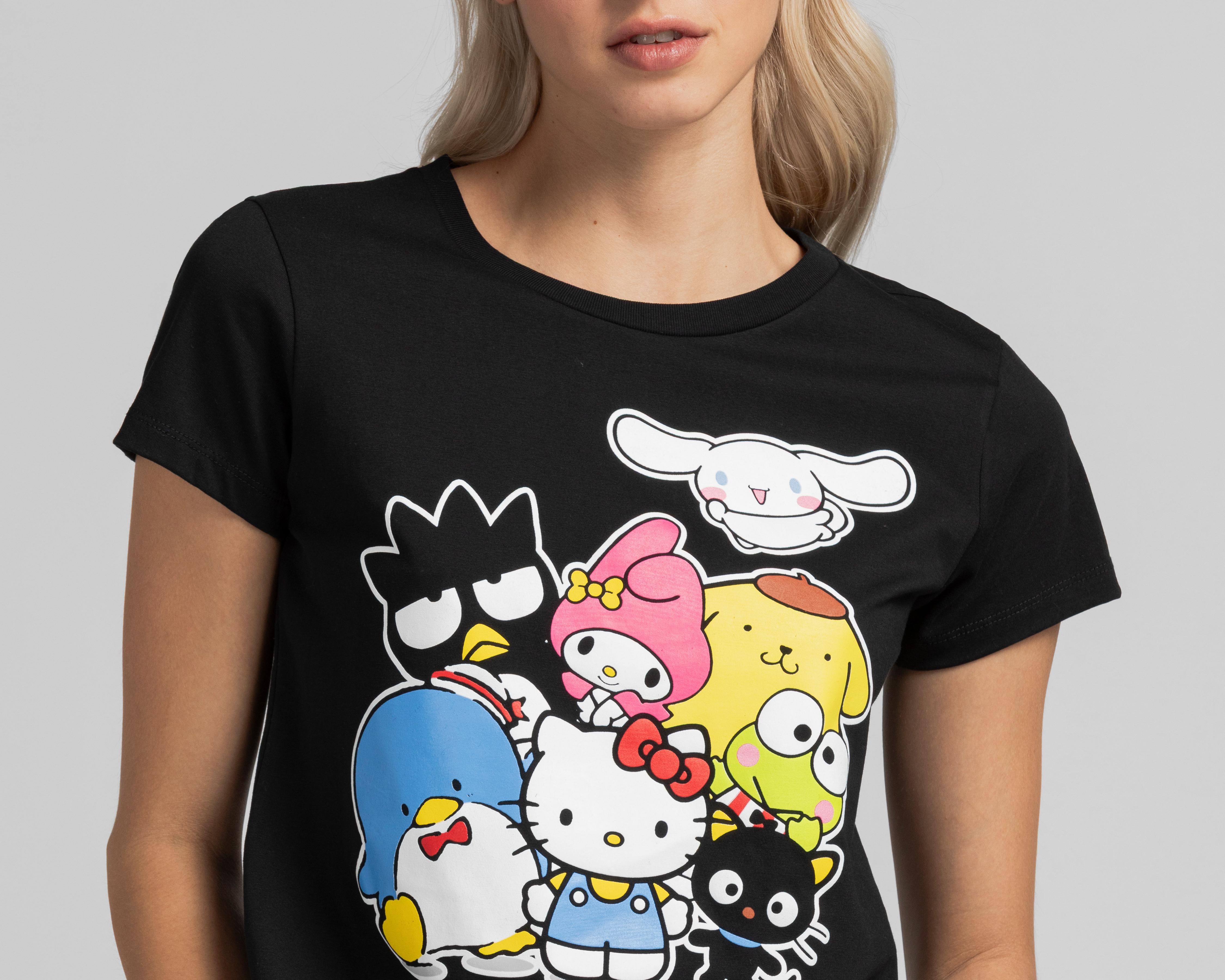 Foto 4 pulgar | Playera Hello Kitty de Algodón para Mujer