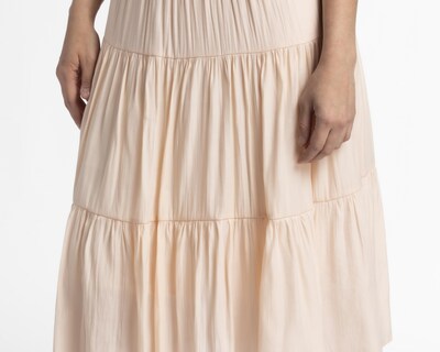 Foto 4 | Falda Midi Sahara Beige