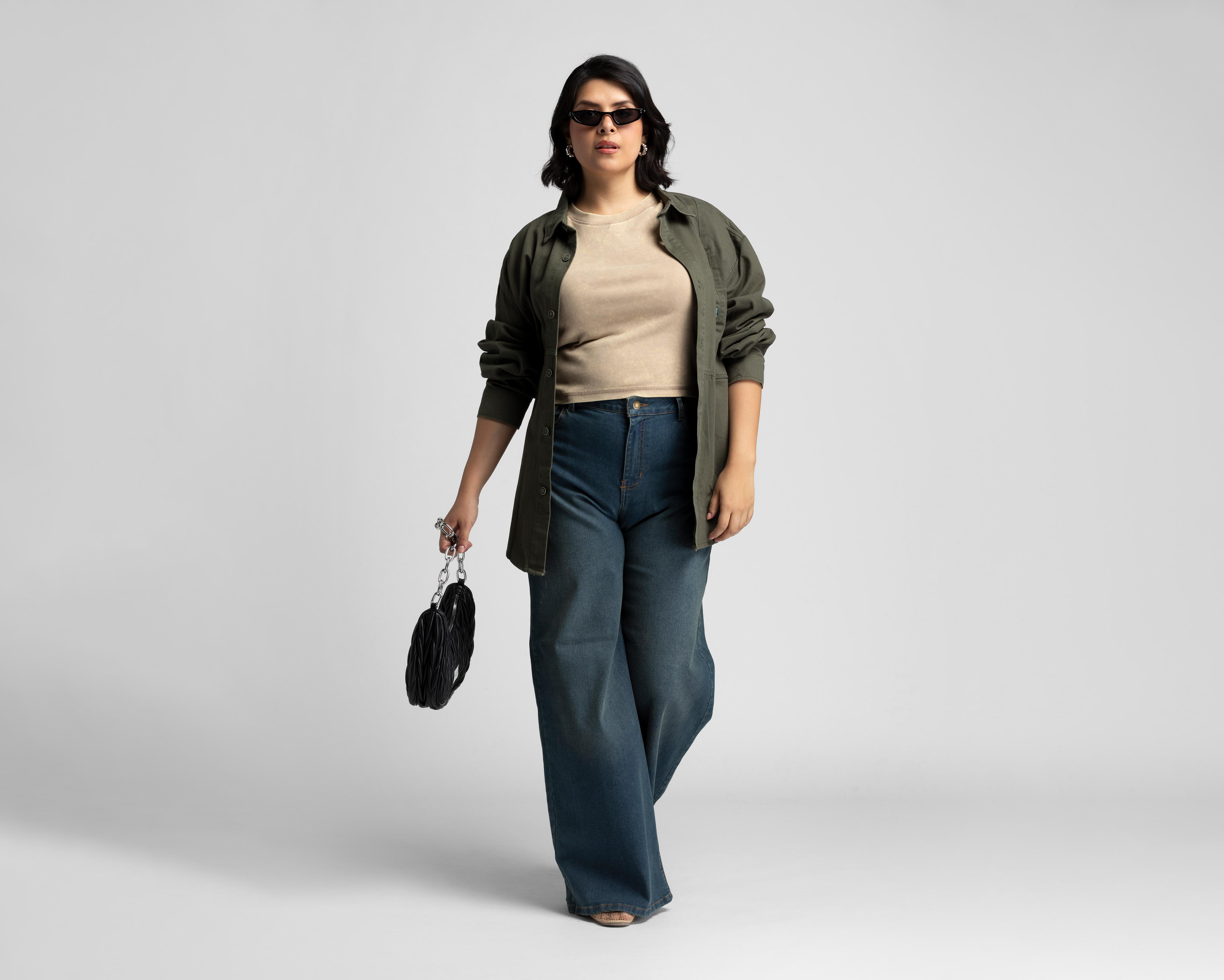 Foto 2 | Crop Top Strona Acanalado para Mujer