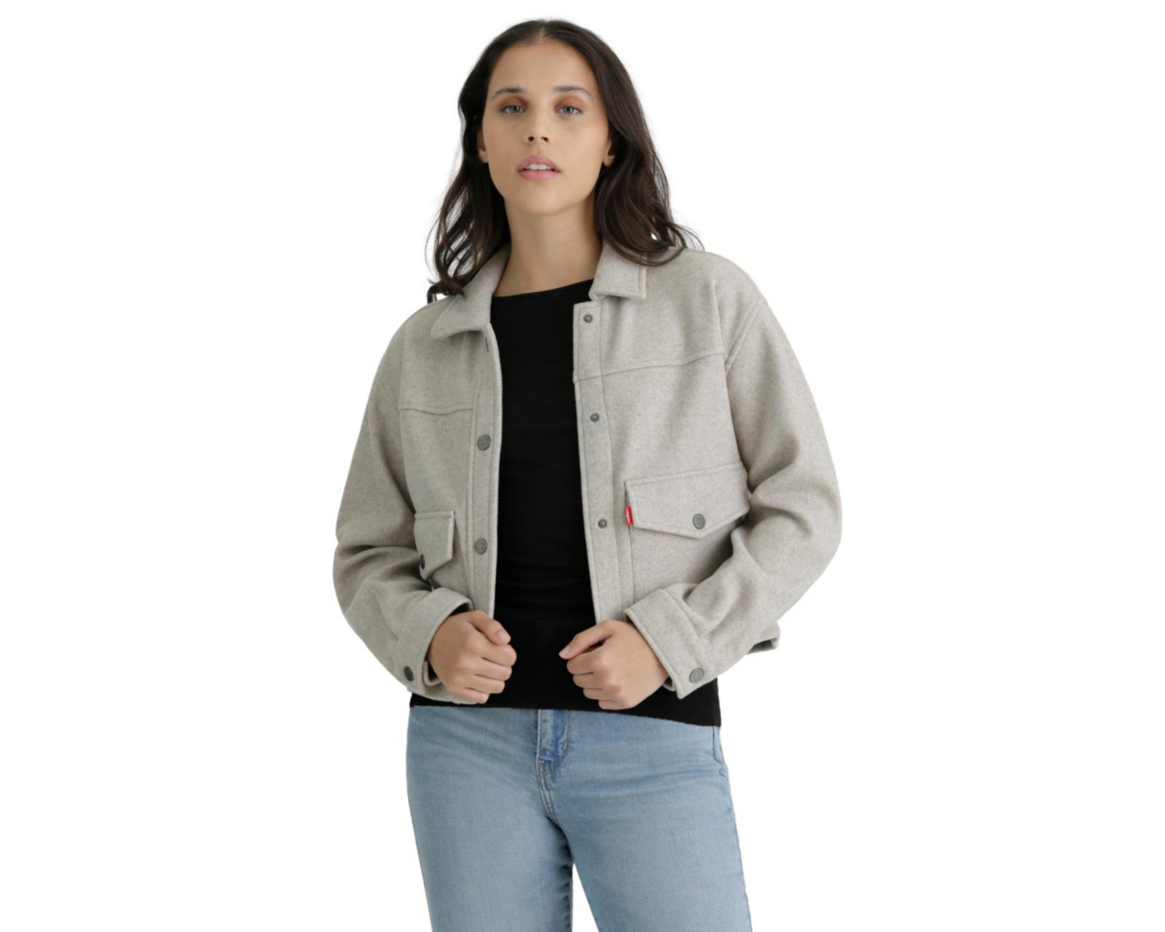 Foto 5 pulgar | Chamarra con Bolsillos Levi's para Mujer