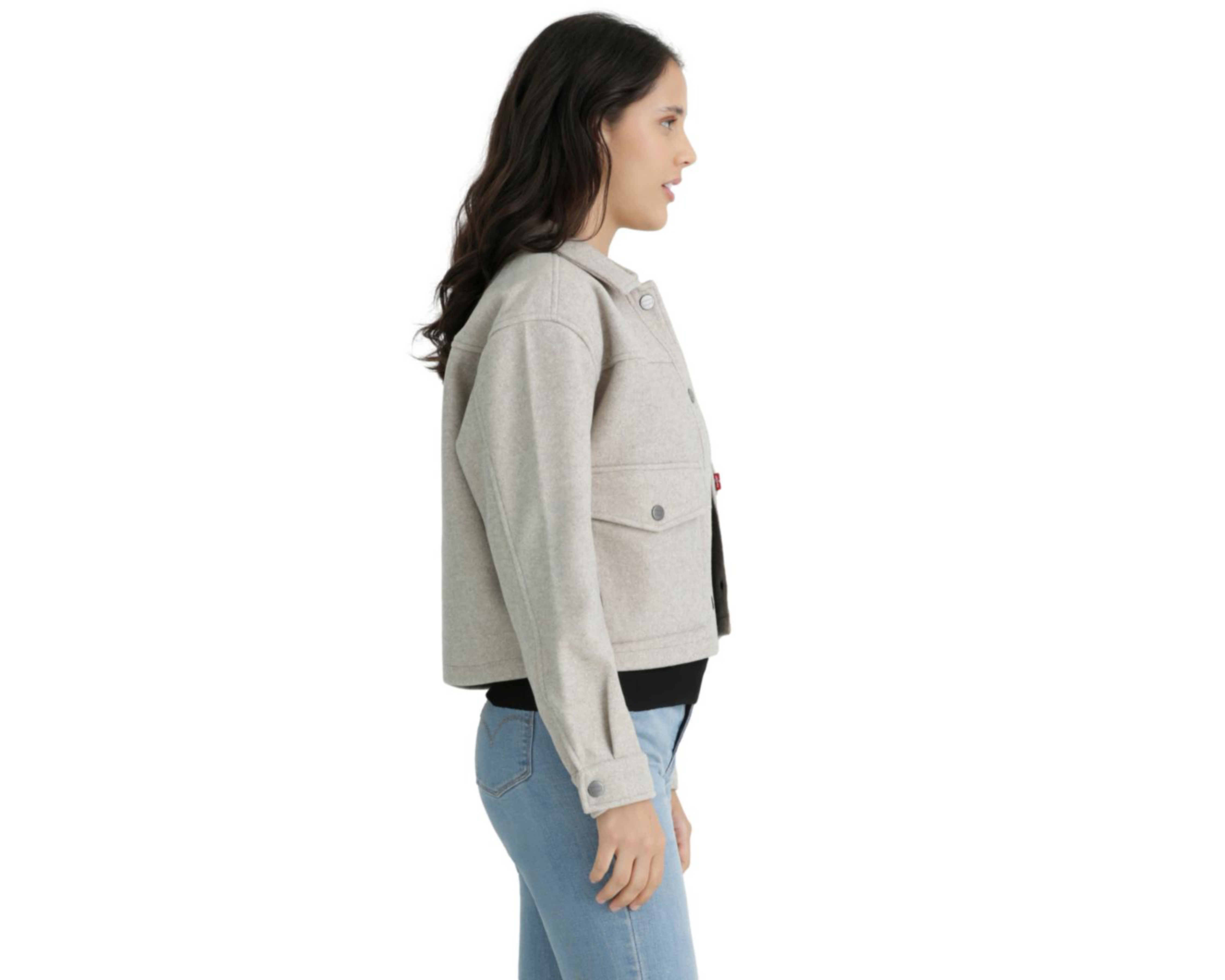 Foto 6 pulgar | Chamarra con Bolsillos Levi's para Mujer