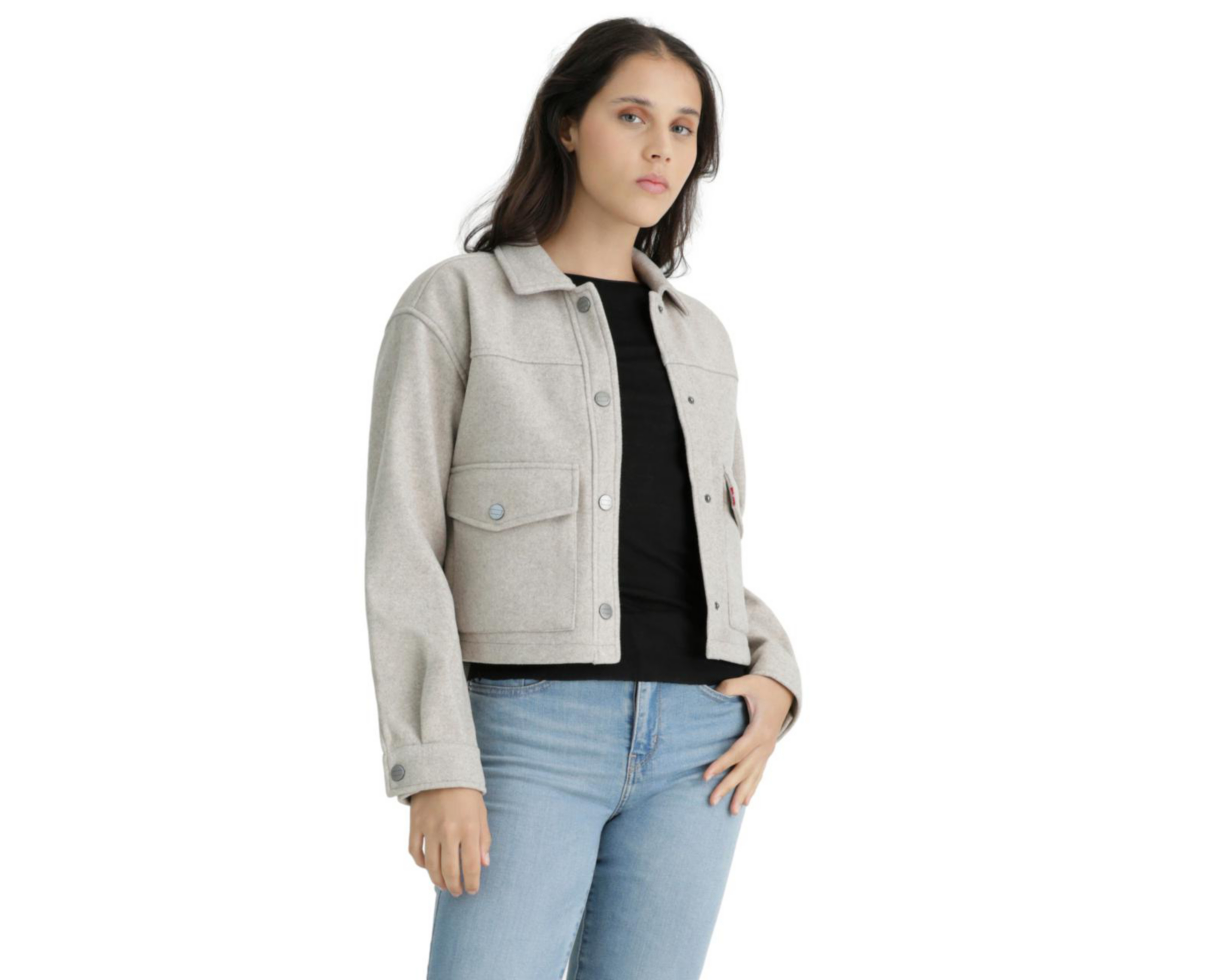Foto 7 | Chamarra con Bolsillos Levi's para Mujer