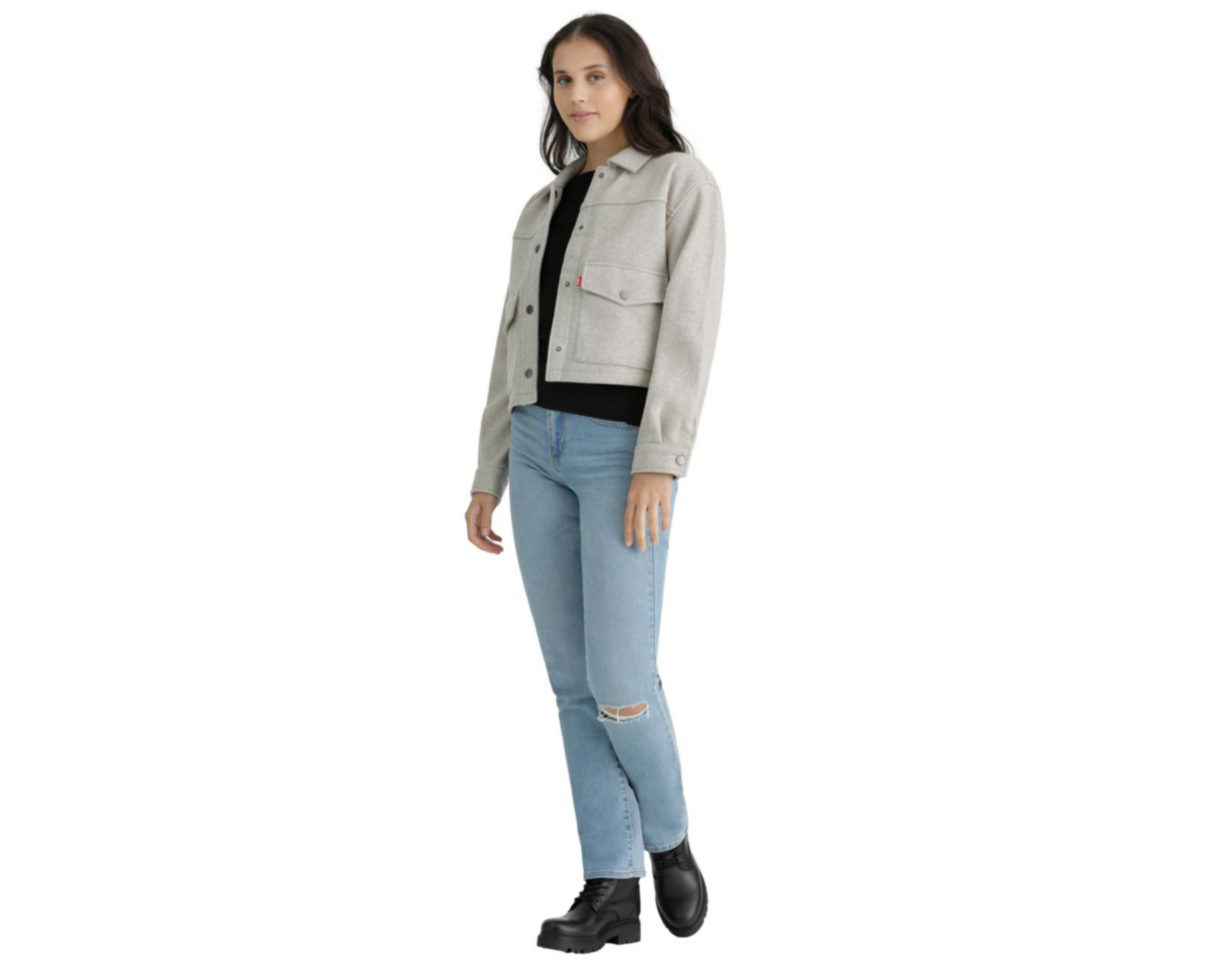 Foto 9 pulgar | Chamarra con Bolsillos Levi's para Mujer