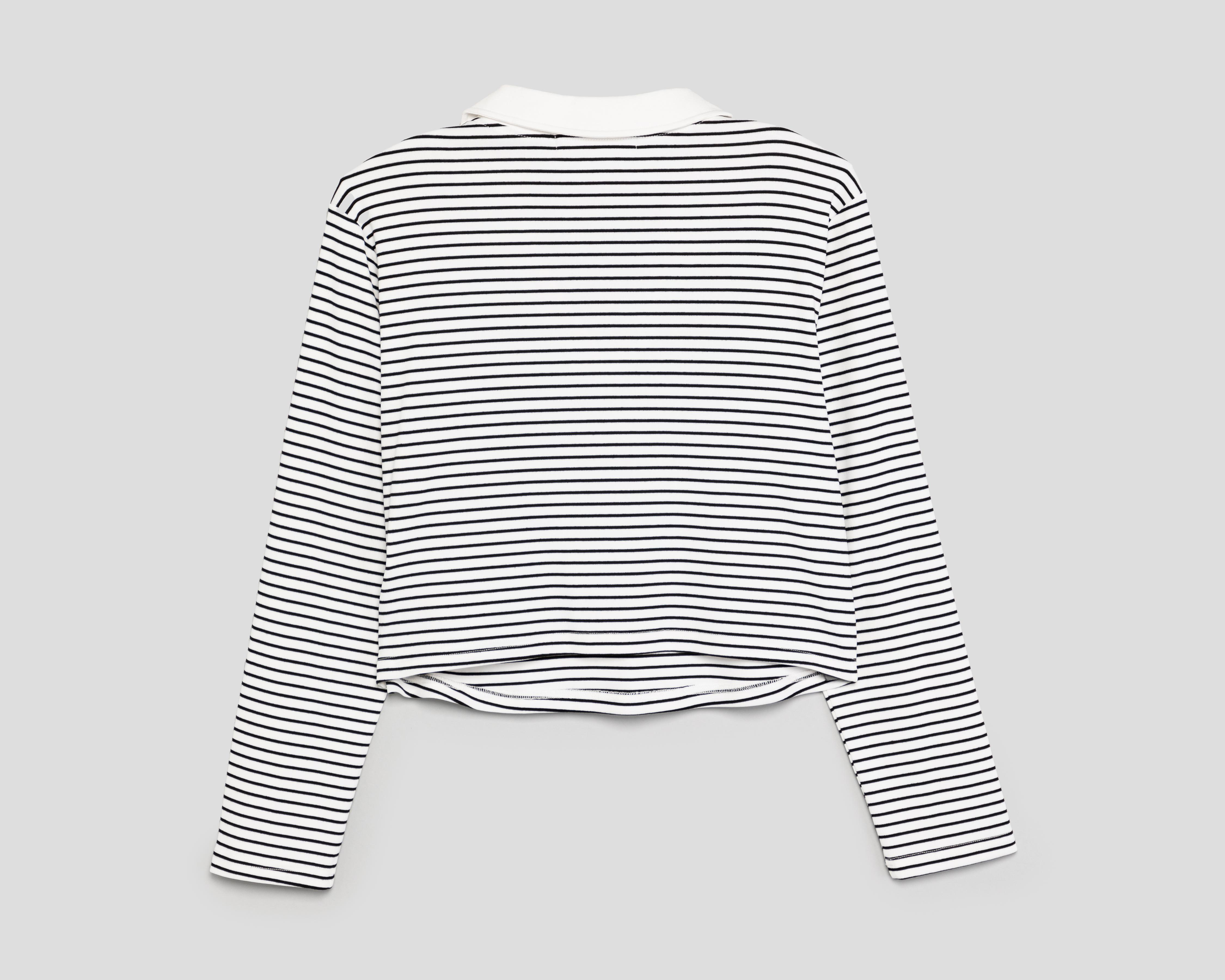 Foto 2 | Playera Refill a Rayas para Mujer