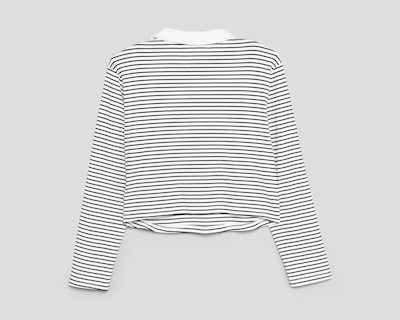 Foto 2 | Playera Refill a Rayas para Mujer