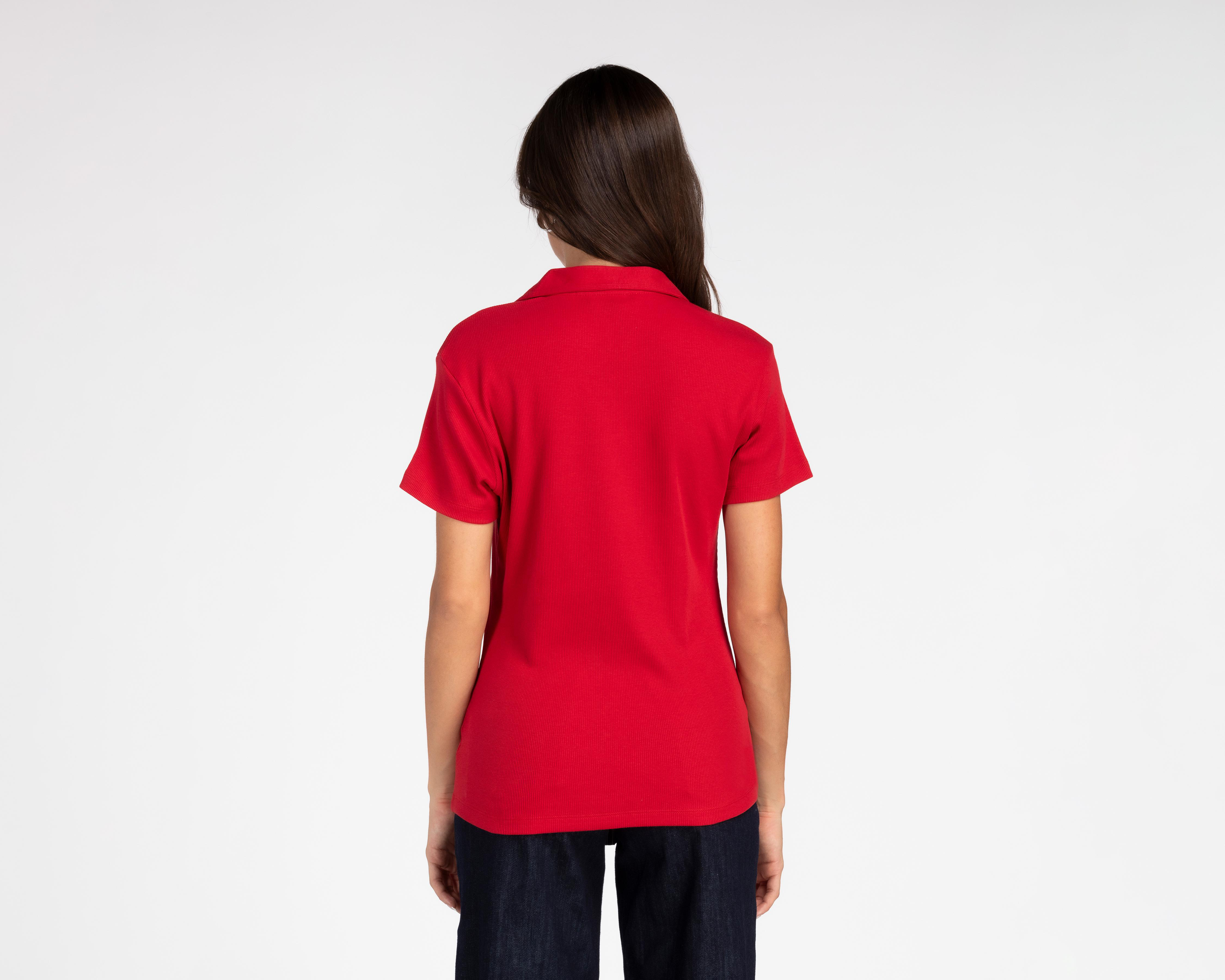 Foto 4 pulgar | Playera Polo York Team Polo Club Manga Corta para Mujer