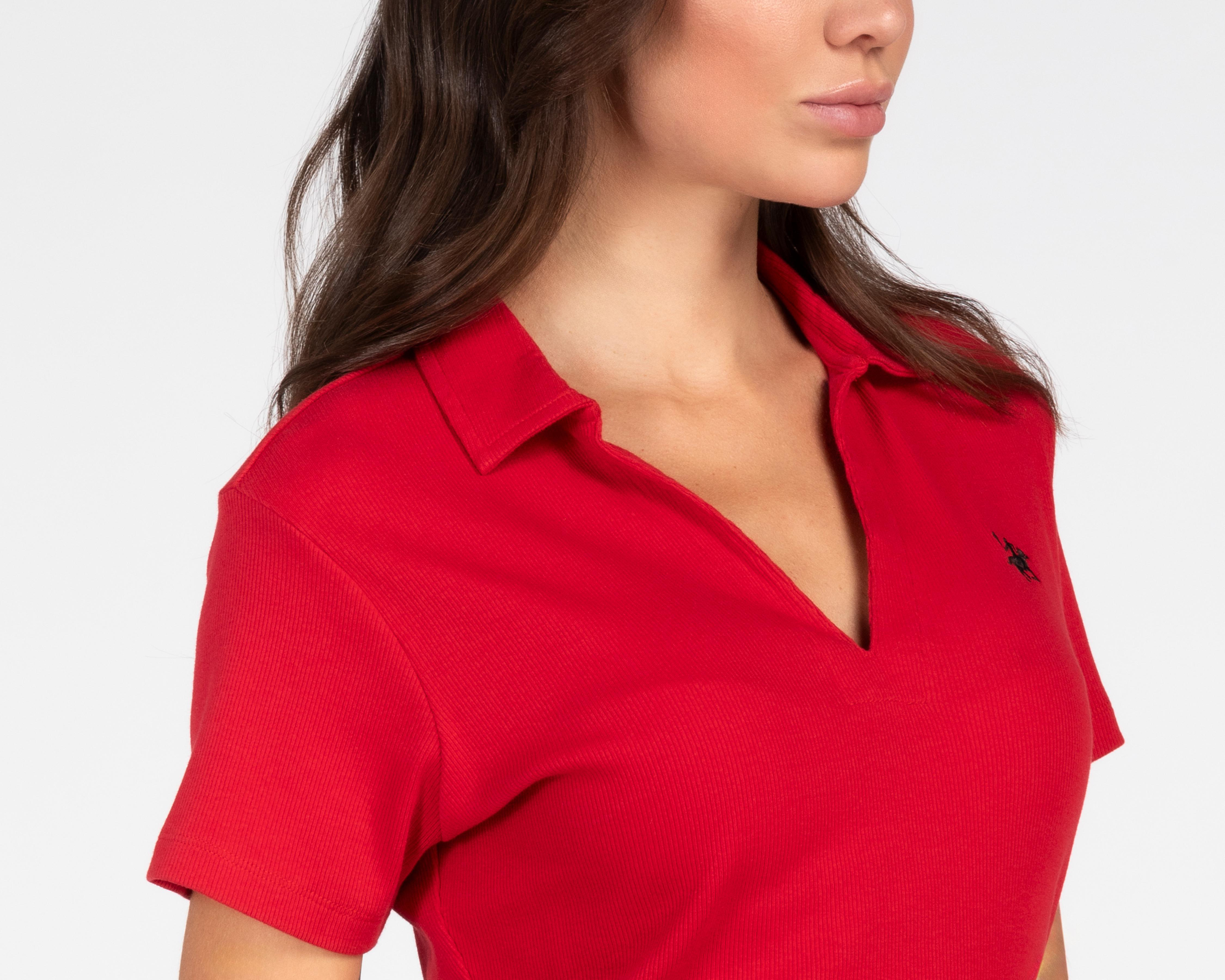 Foto 5 pulgar | Playera Polo York Team Polo Club Manga Corta para Mujer