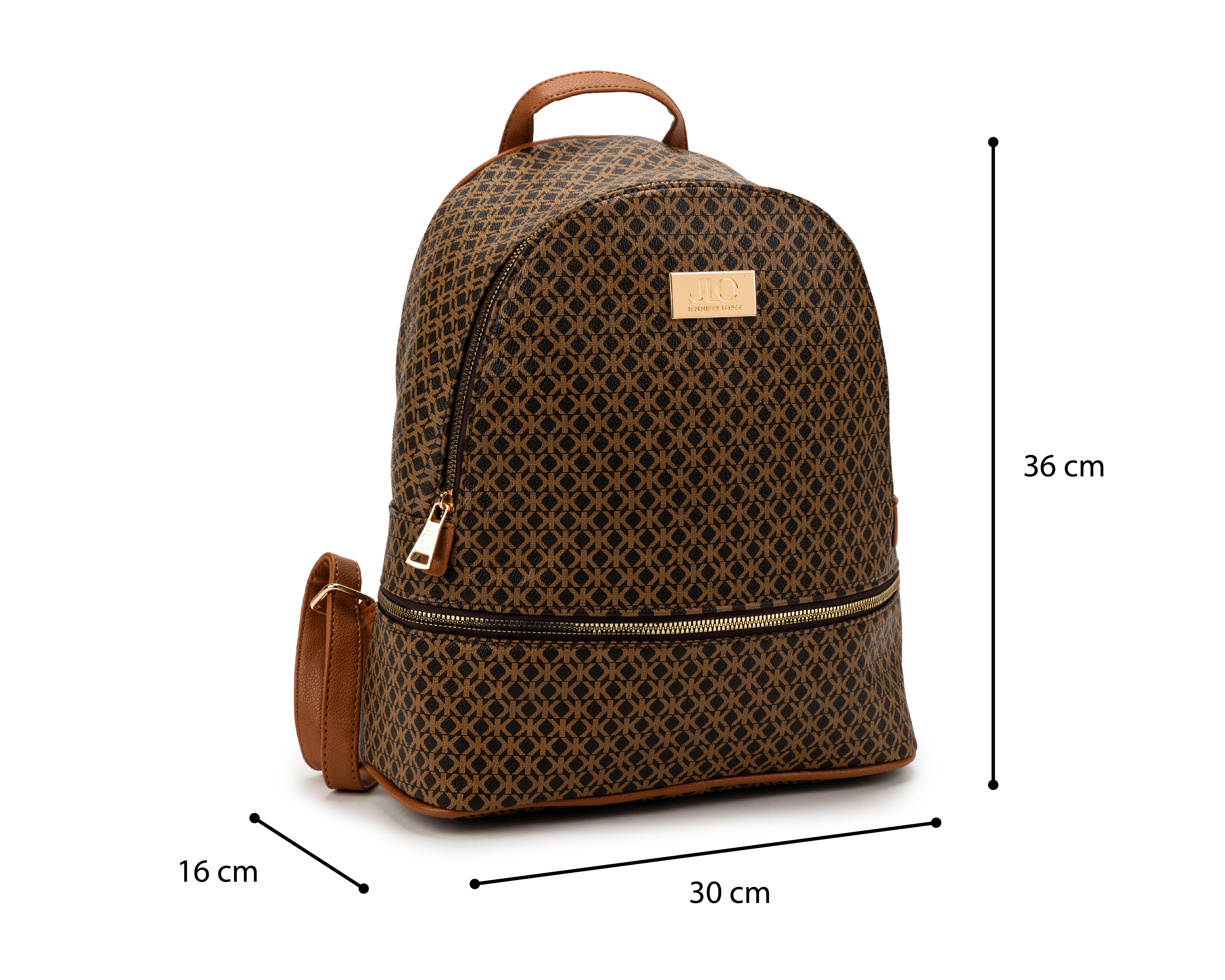 Foto 6 pulgar | Mochila Jennifer Lopez Café