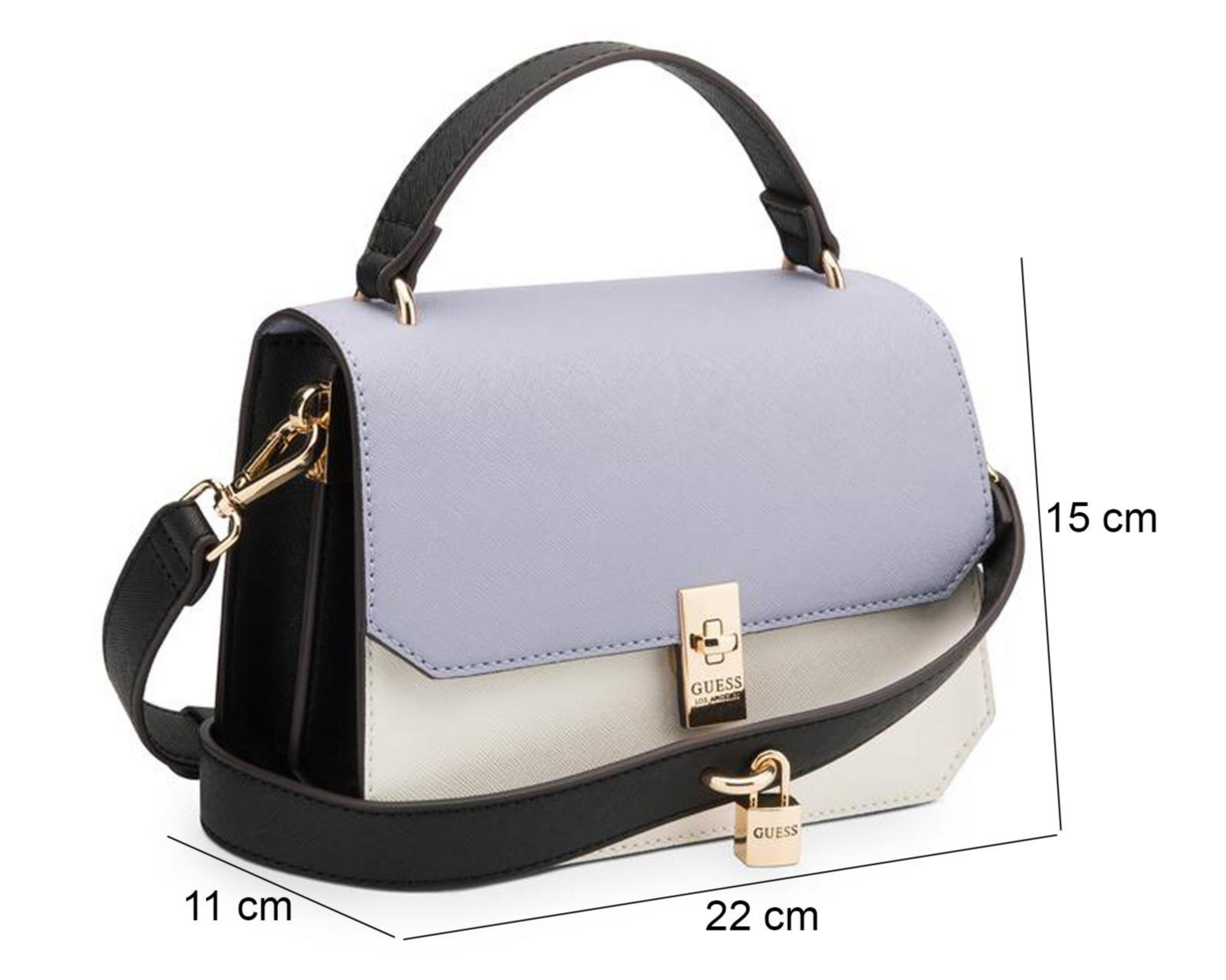 Foto 6 pulgar | Bolsa Cruzada Guess Lowen