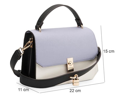 Foto 5 | Bolsa Cruzada Guess Lowen