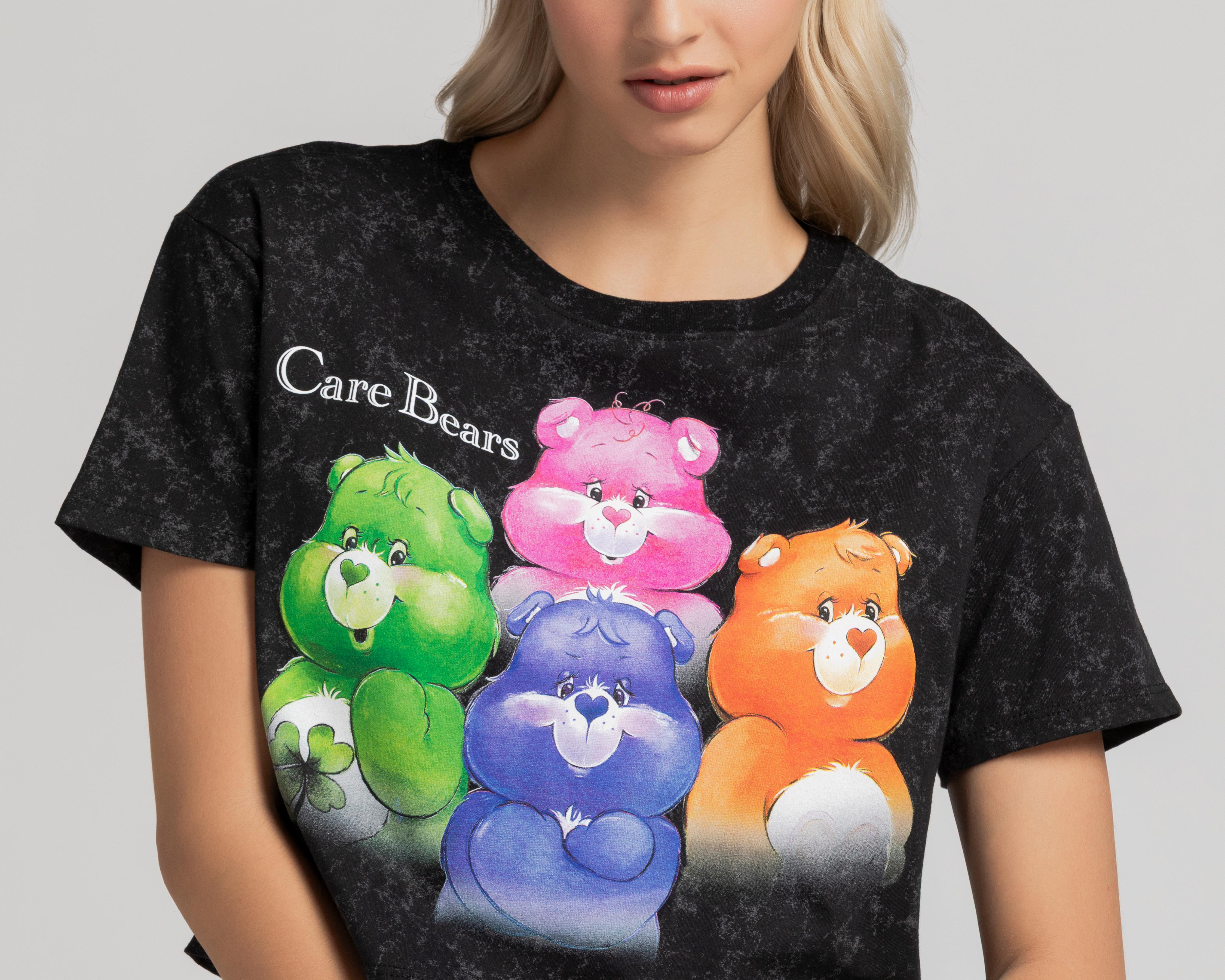 Foto 4 pulgar | Playera Care Bears Manga Corta para Mujer