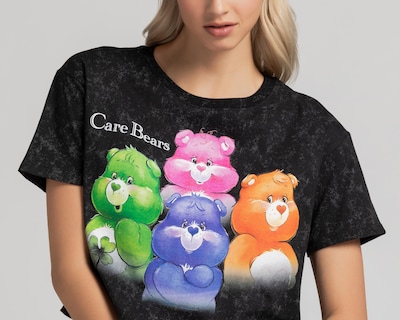 Foto 3 | Playera Care Bears Manga Corta para Mujer
