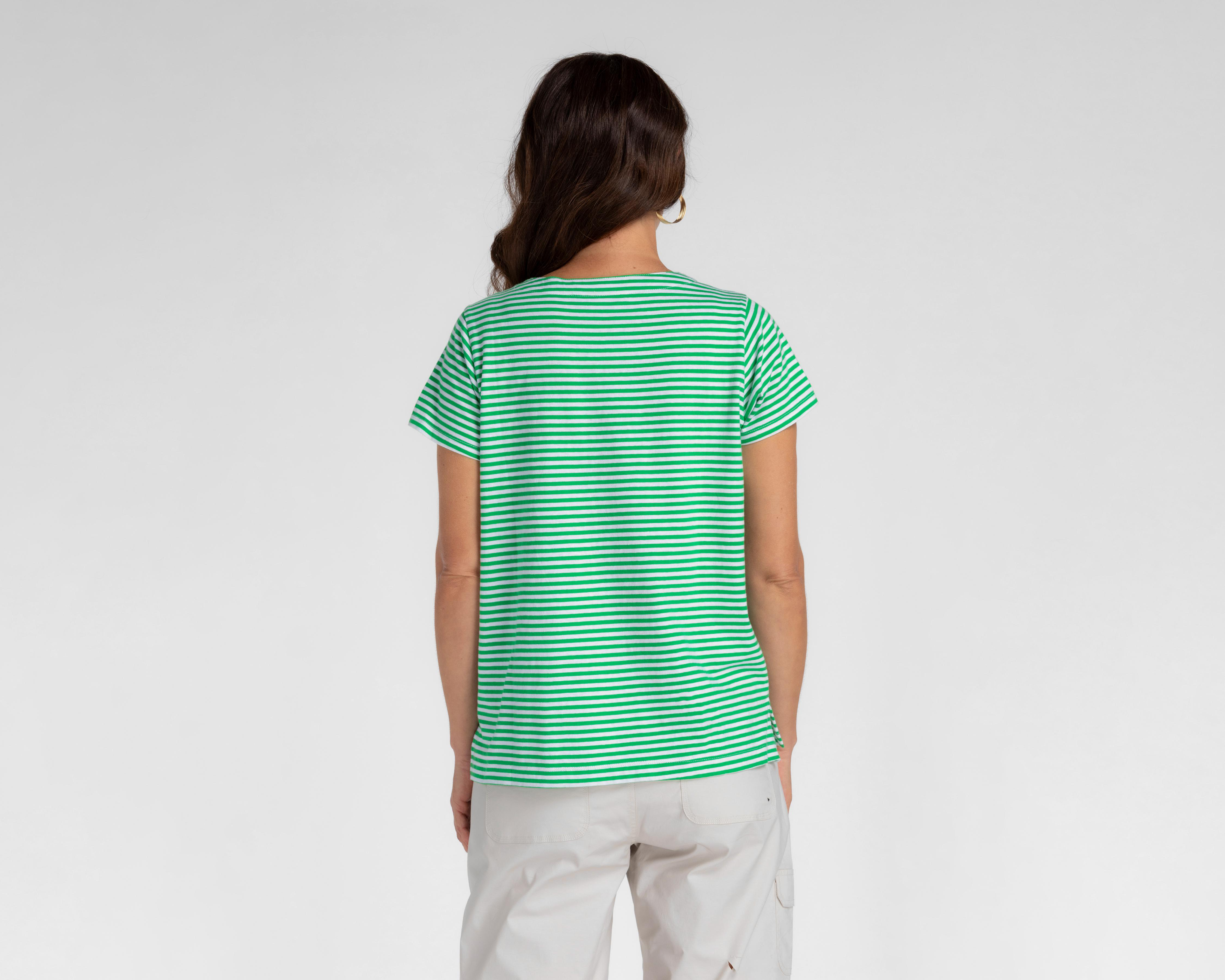 Foto 3 | Playera Lady Sun a Rayas para Mujer