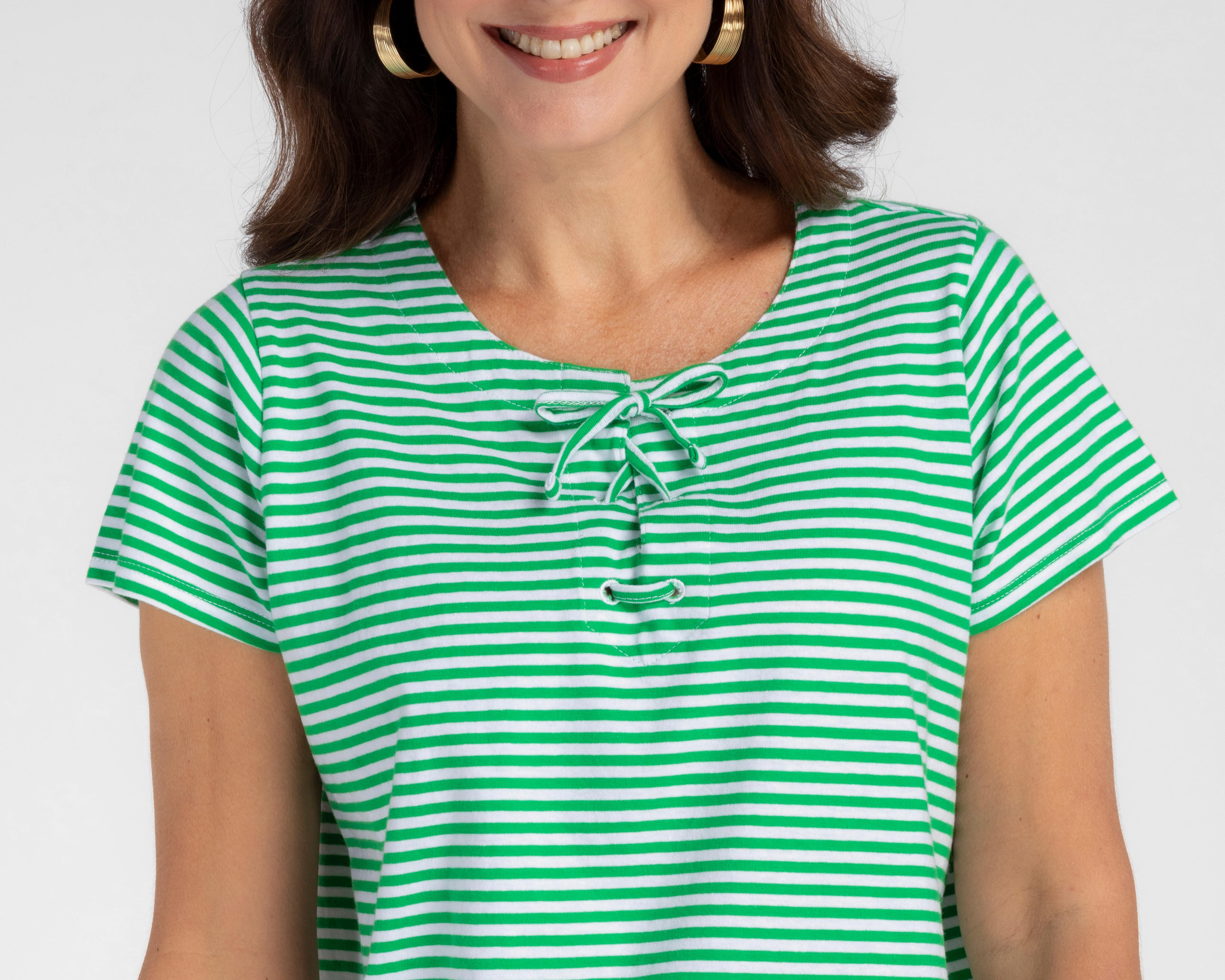 Foto 5 pulgar | Playera Lady Sun a Rayas para Mujer