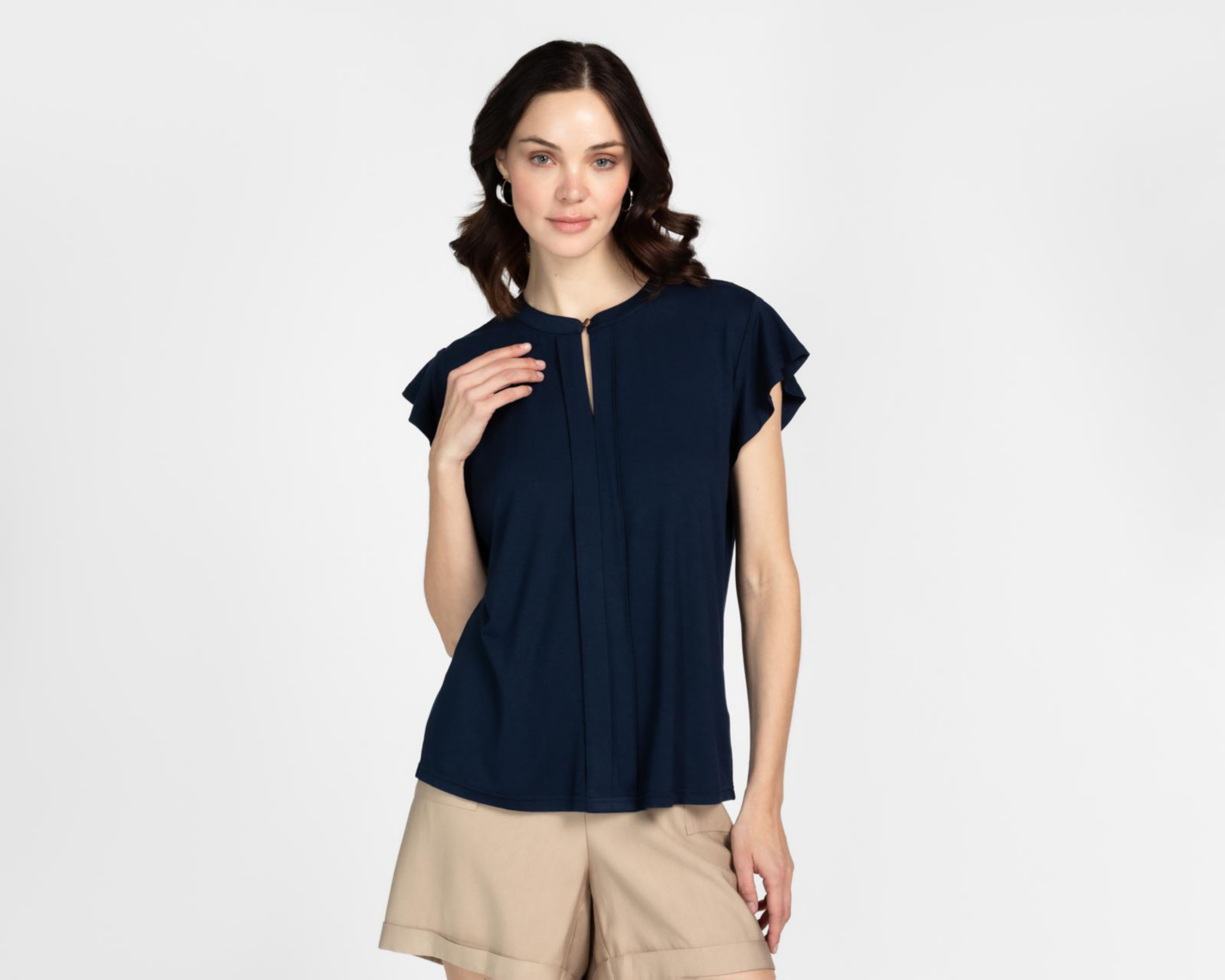 Foto 2 pulgar | Blusa Sahara Manga Corta para Mujer