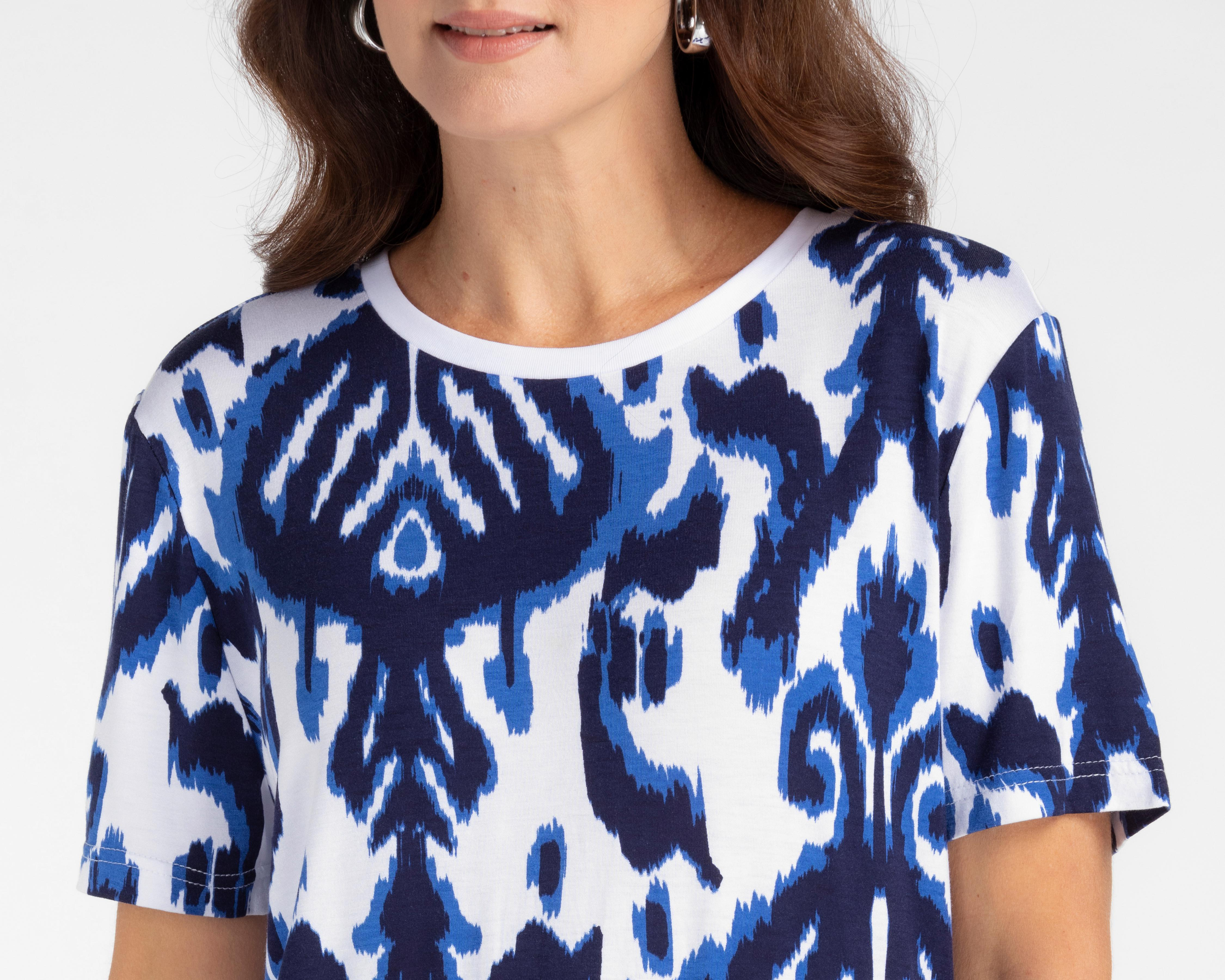 Foto 4 | Playera Lady Sun Manga Corta para Mujer