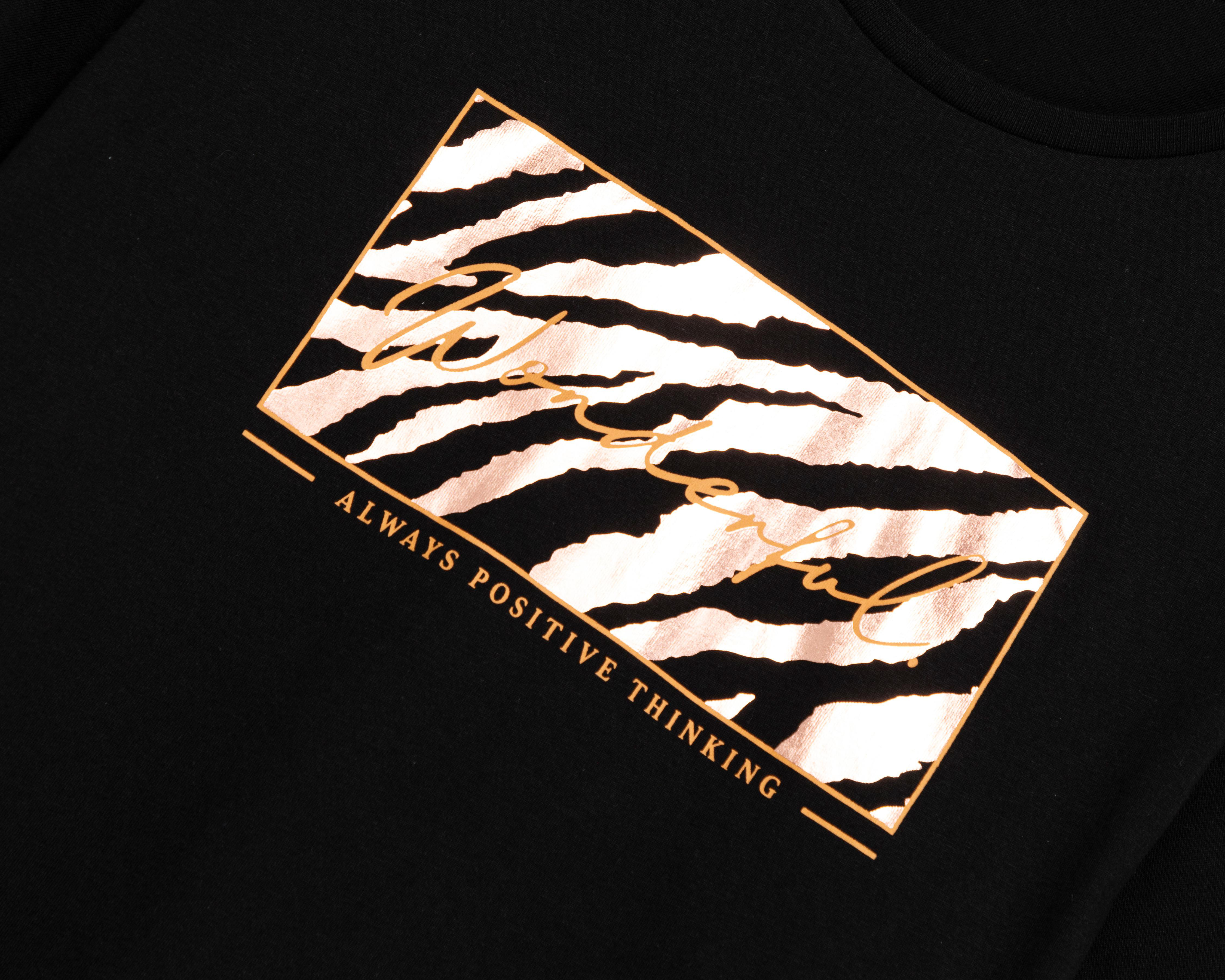 Foto 4 pulgar | Playera Sahara Manga Corta para Mujer