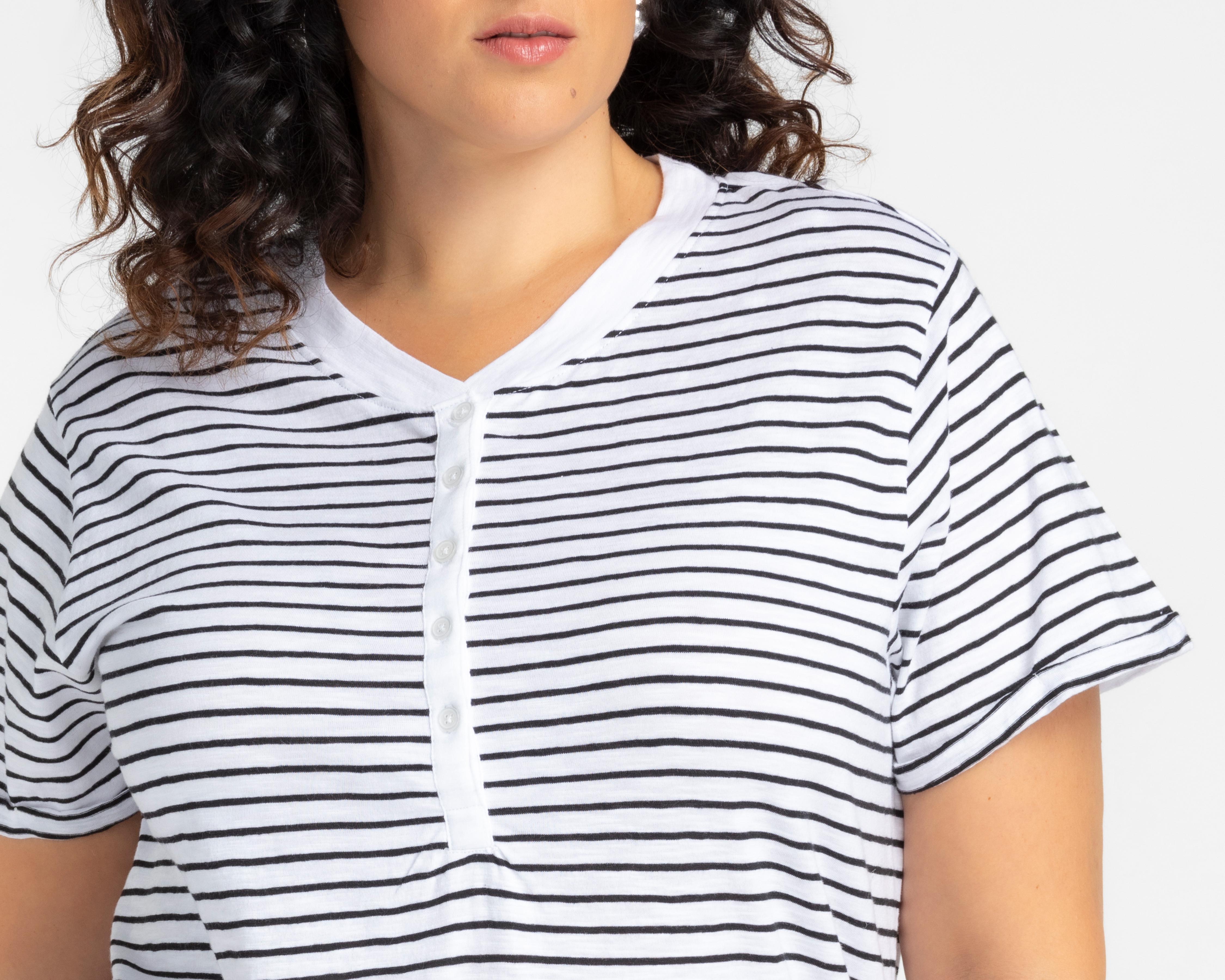 Foto 5 pulgar | Blusa Lady Sun para Mujer Manga Corta