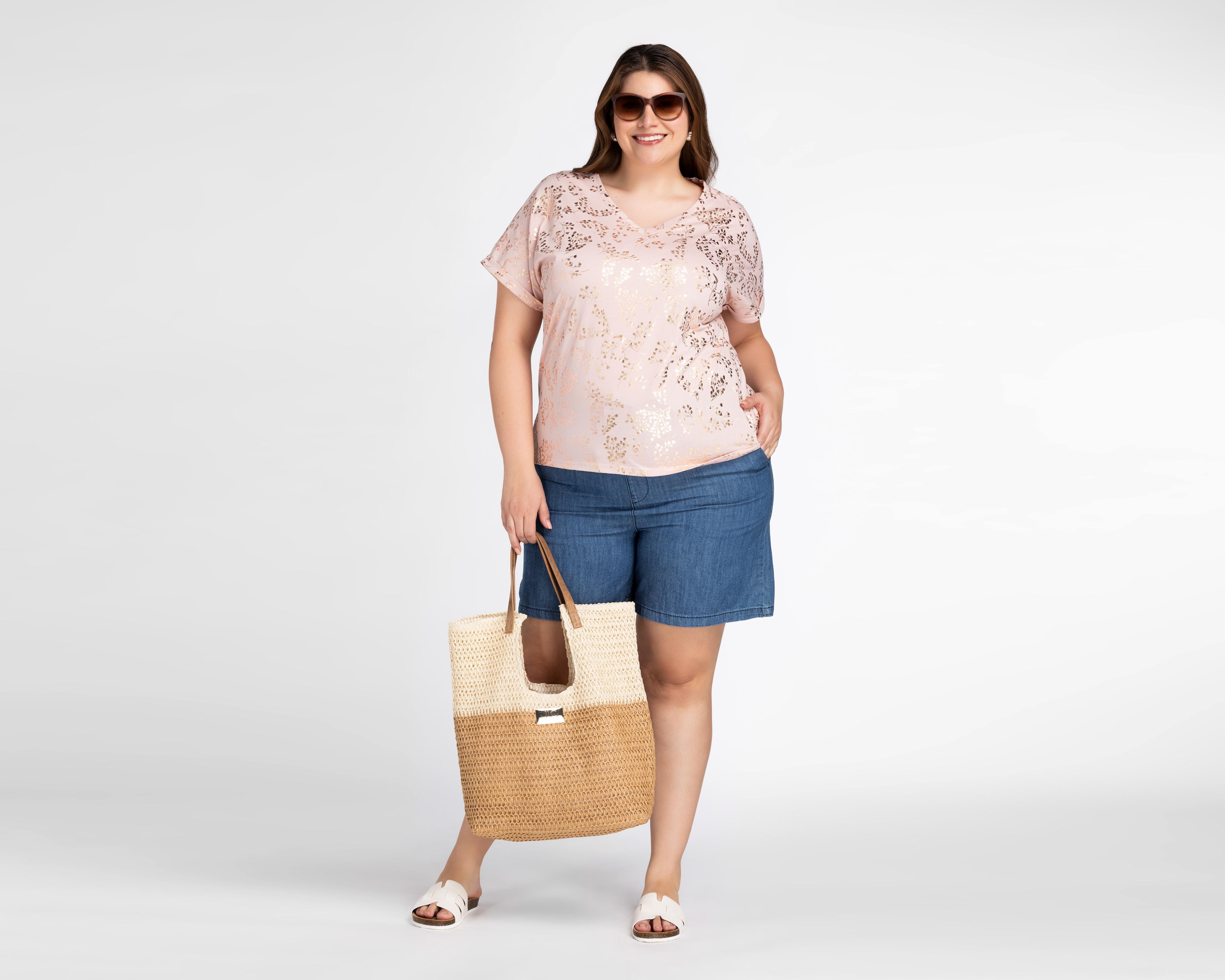 Foto 3 pulgar | Playera Lady Sun Floral para Mujer