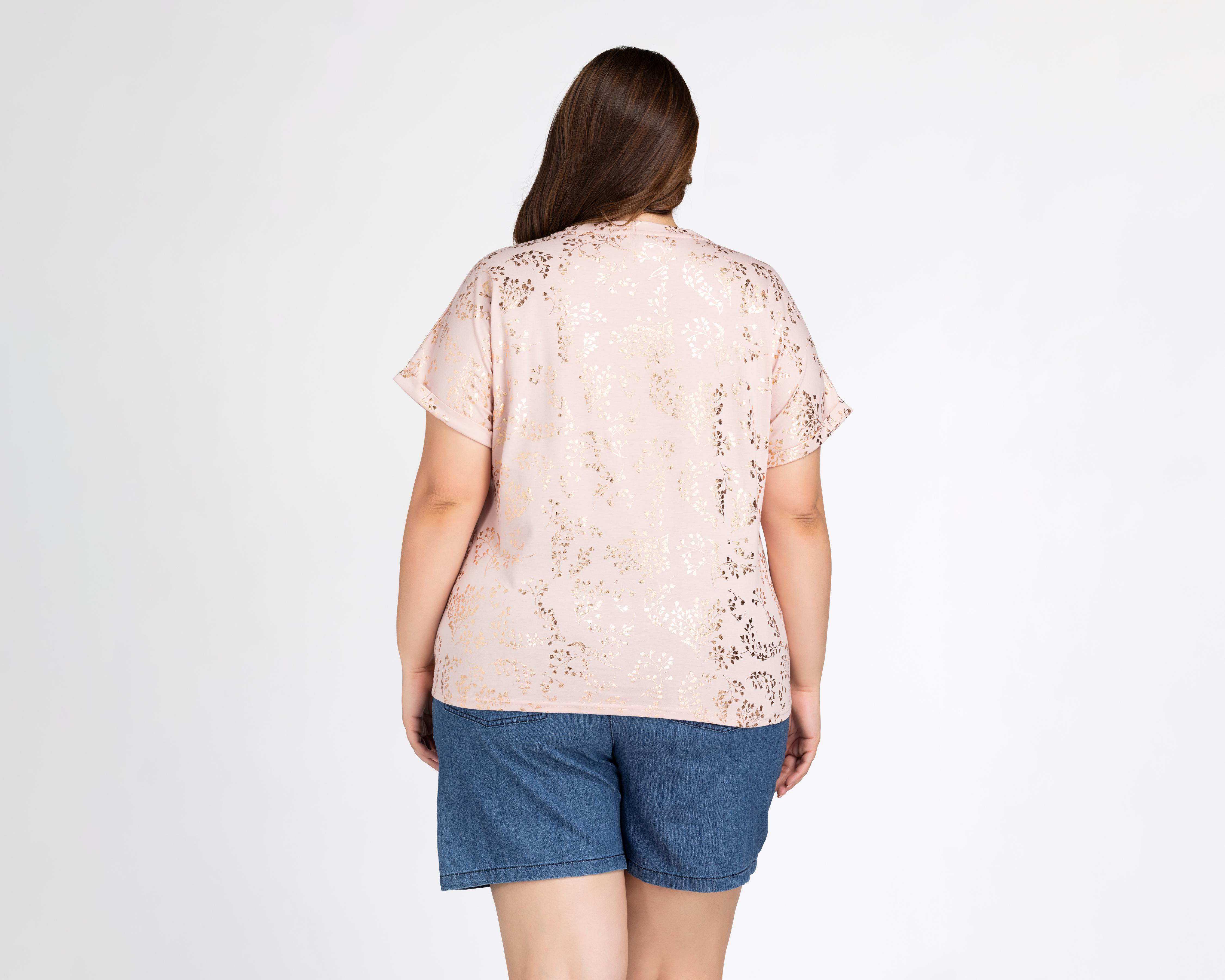 Foto 4 pulgar | Playera Lady Sun Floral para Mujer
