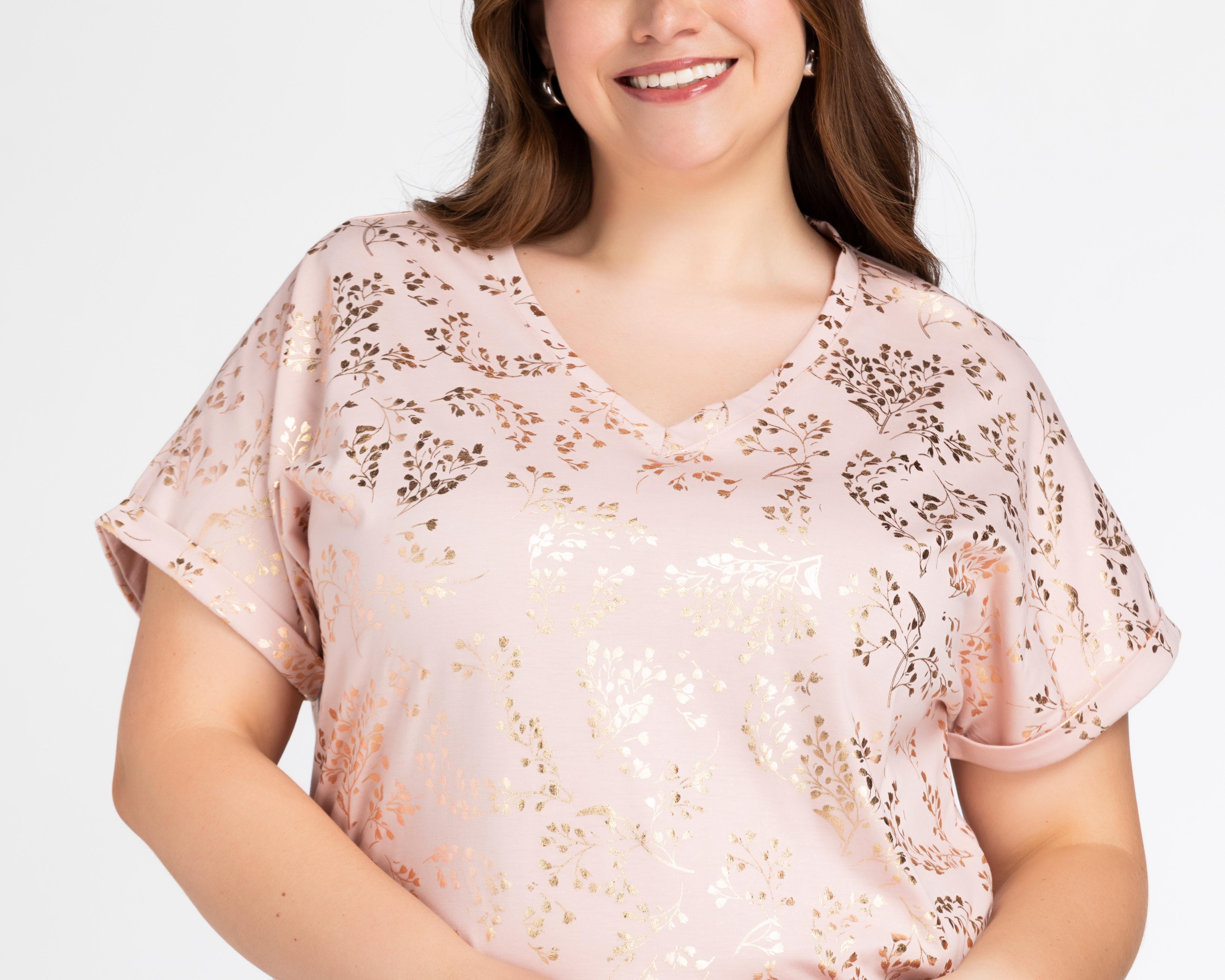 Foto 5 pulgar | Playera Lady Sun Floral para Mujer