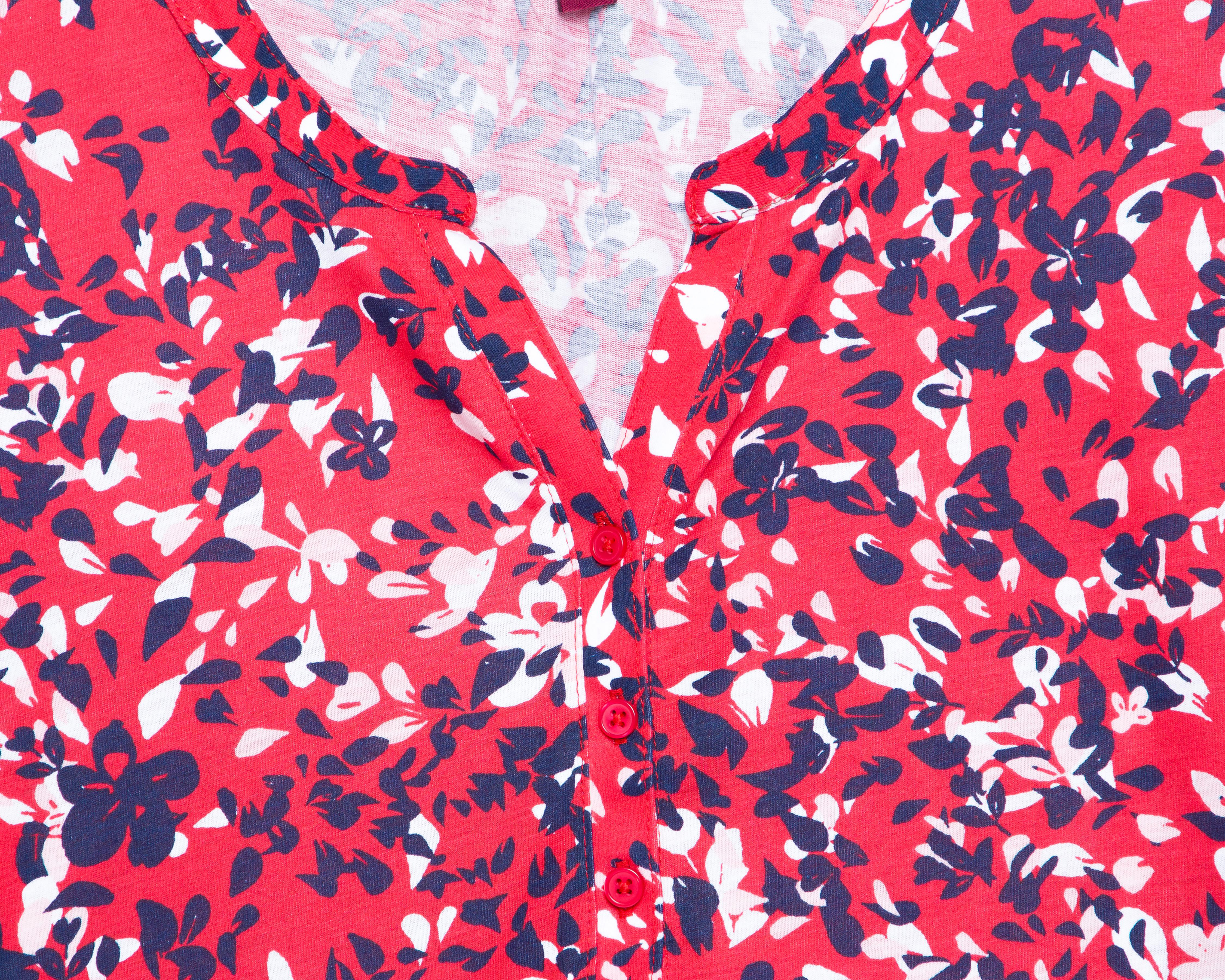 Foto 4 pulgar | Playera con Botones Sahara para Mujer