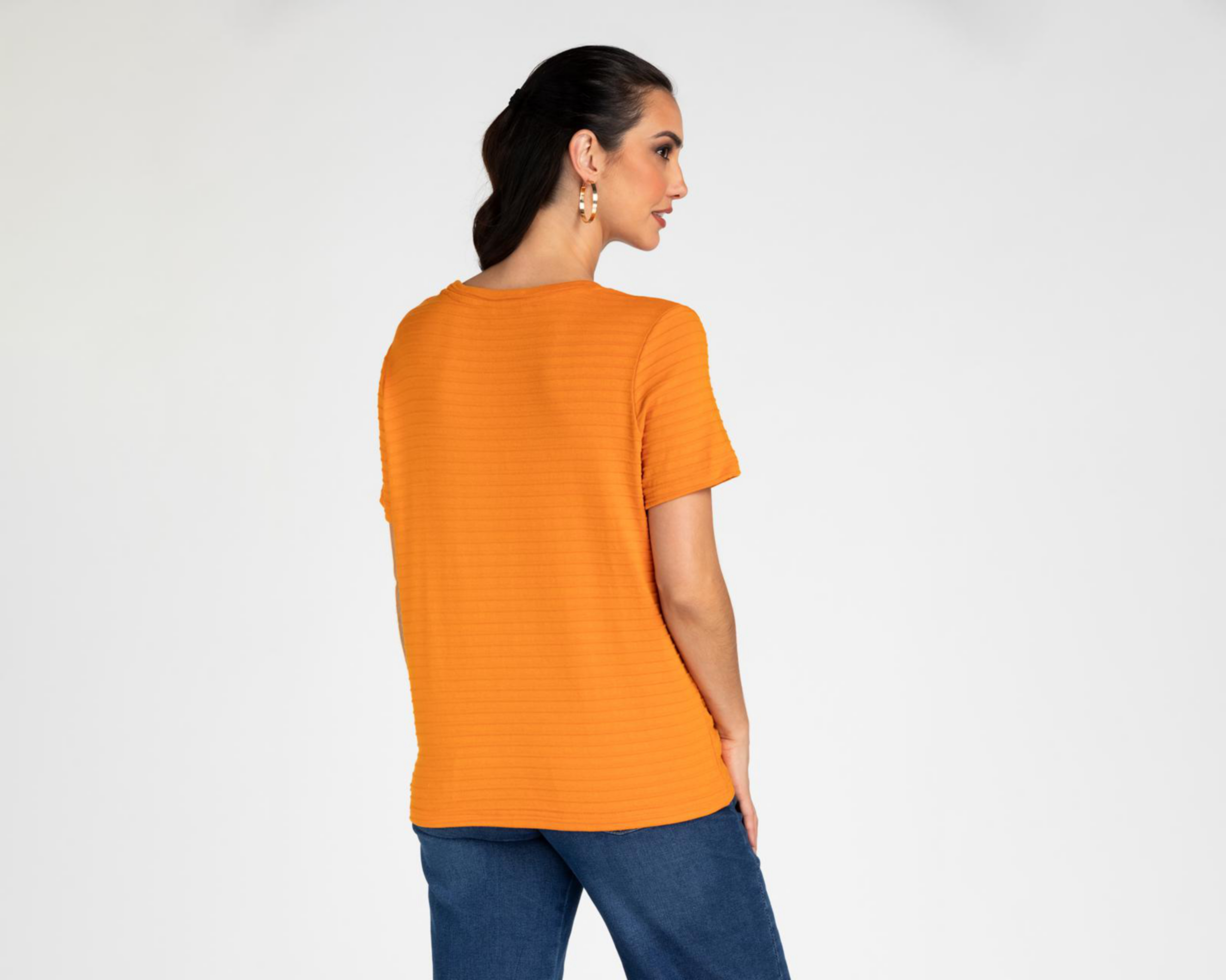 Foto 4 pulgar | Blusa Lady Sun Anaranjada para Mujer