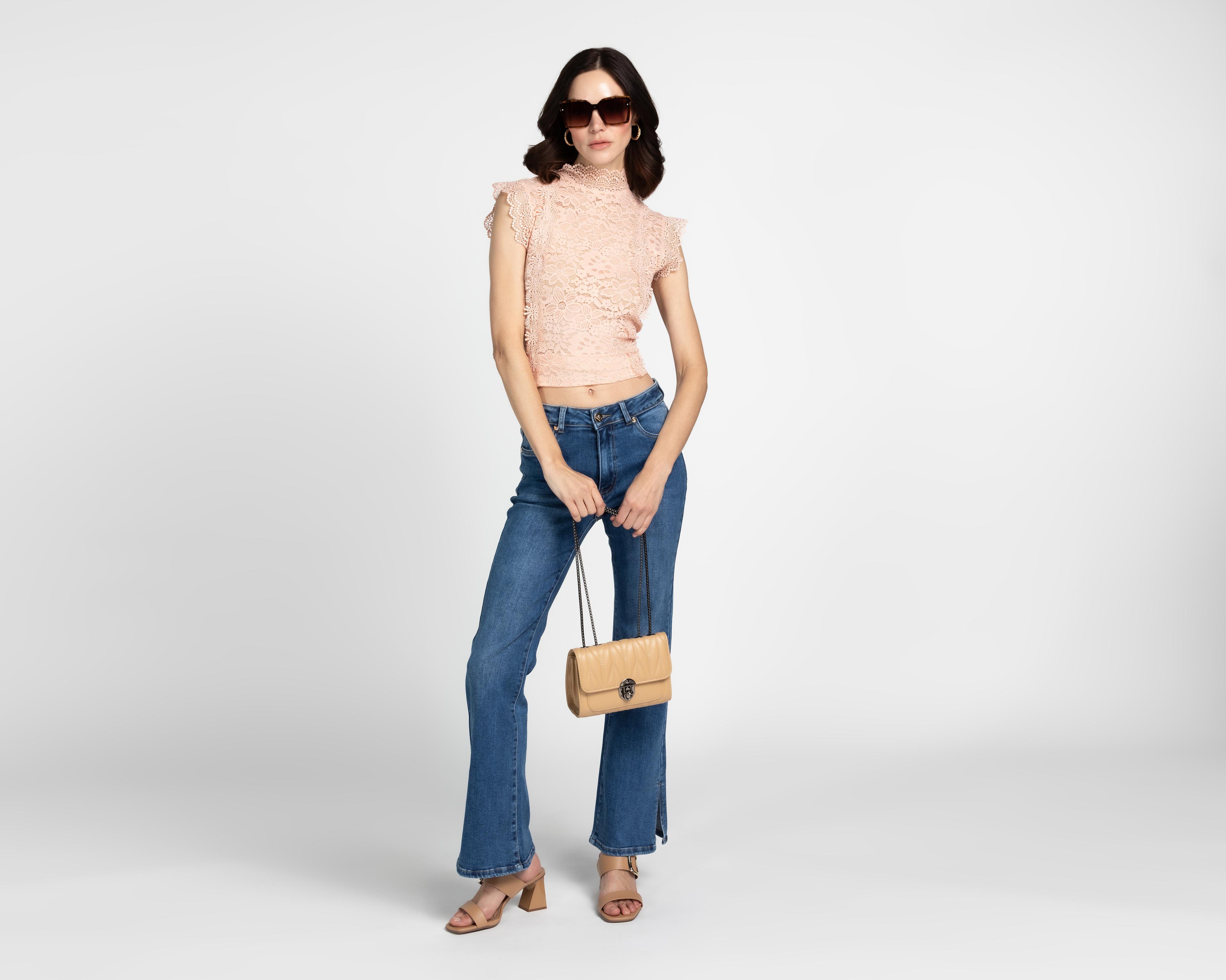 Foto 3 pulgar | Blusa Sahara Rosa para Mujer