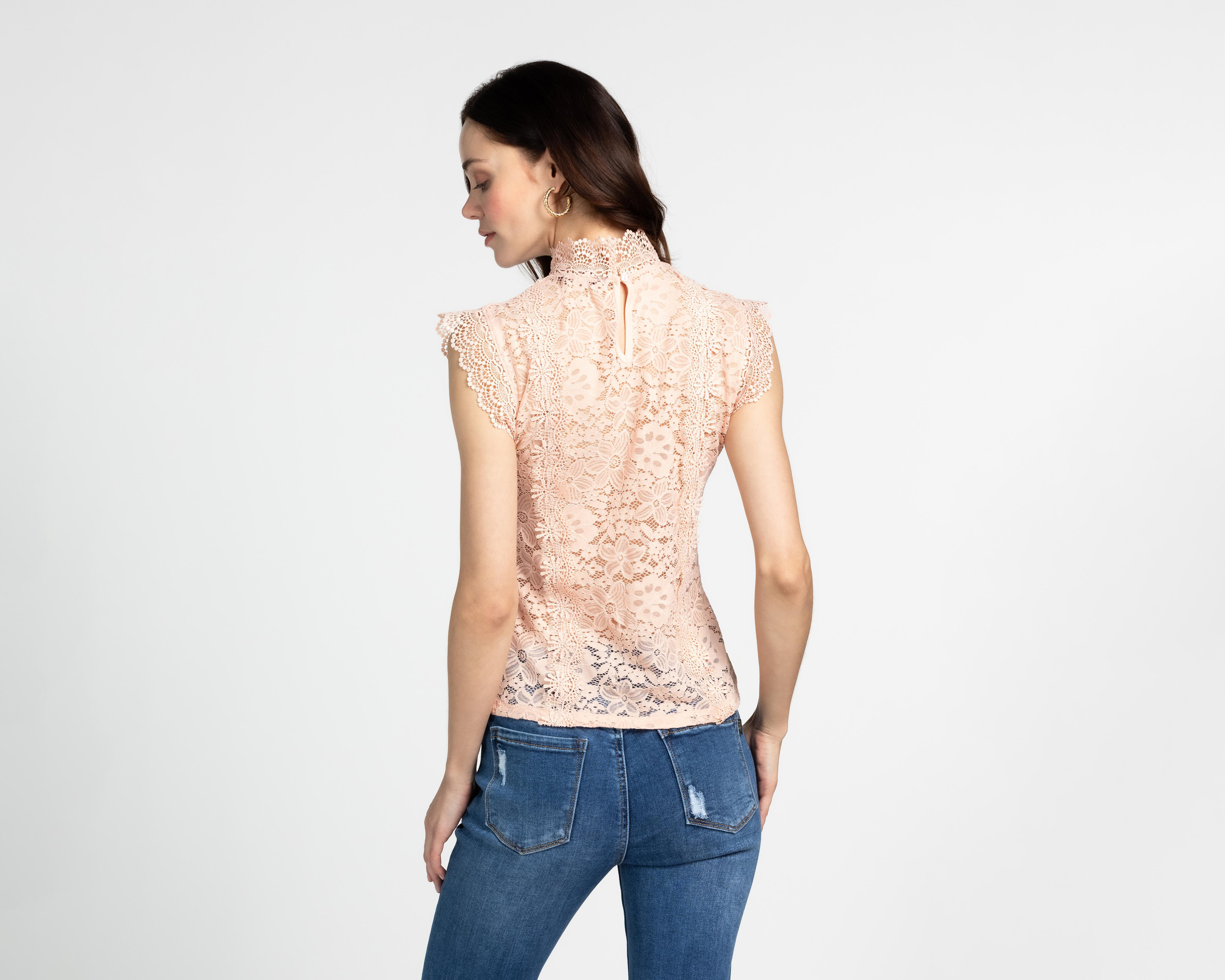 Foto 4 pulgar | Blusa Sahara Rosa para Mujer