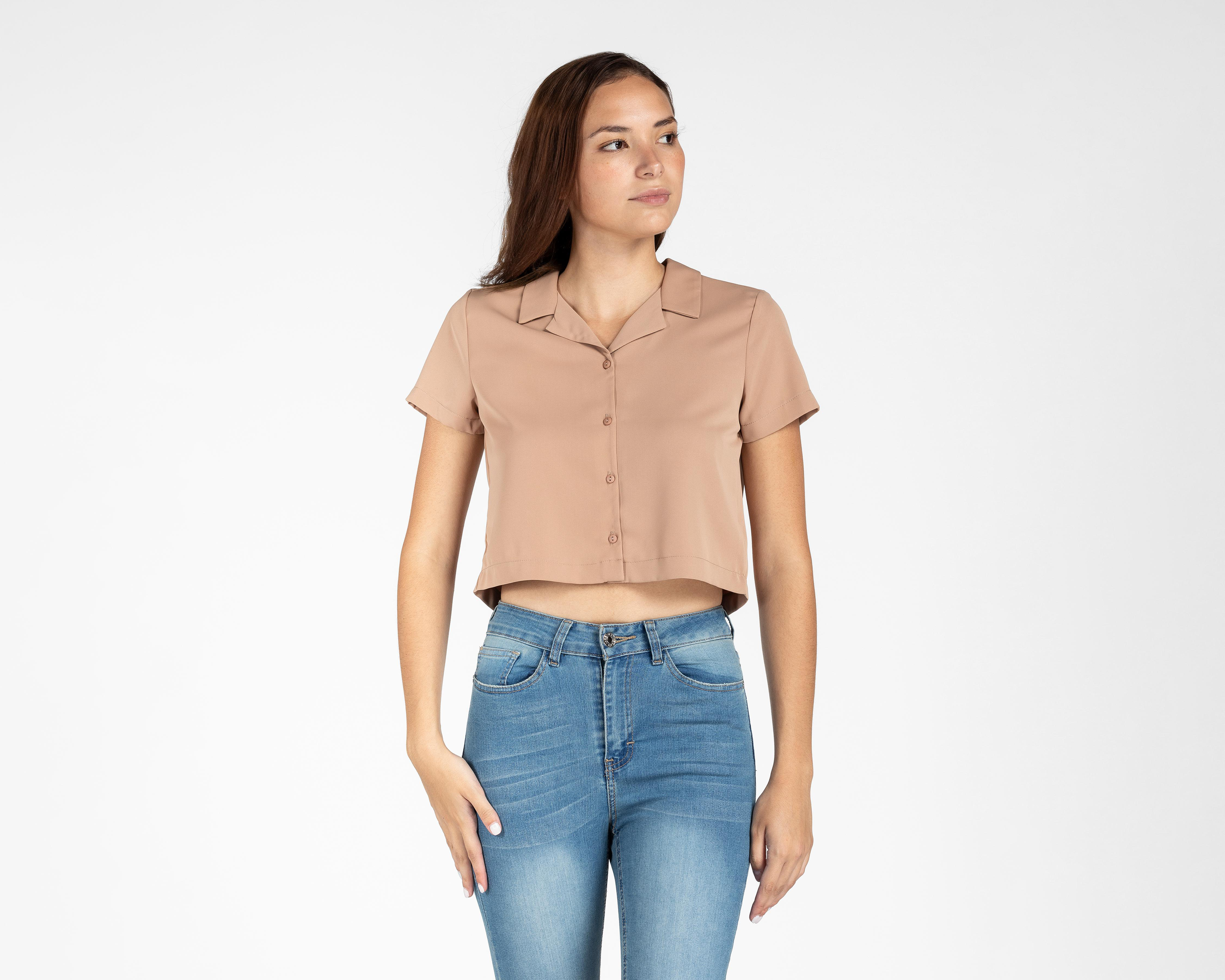 Blusa Refill Manga Corta para Mujer