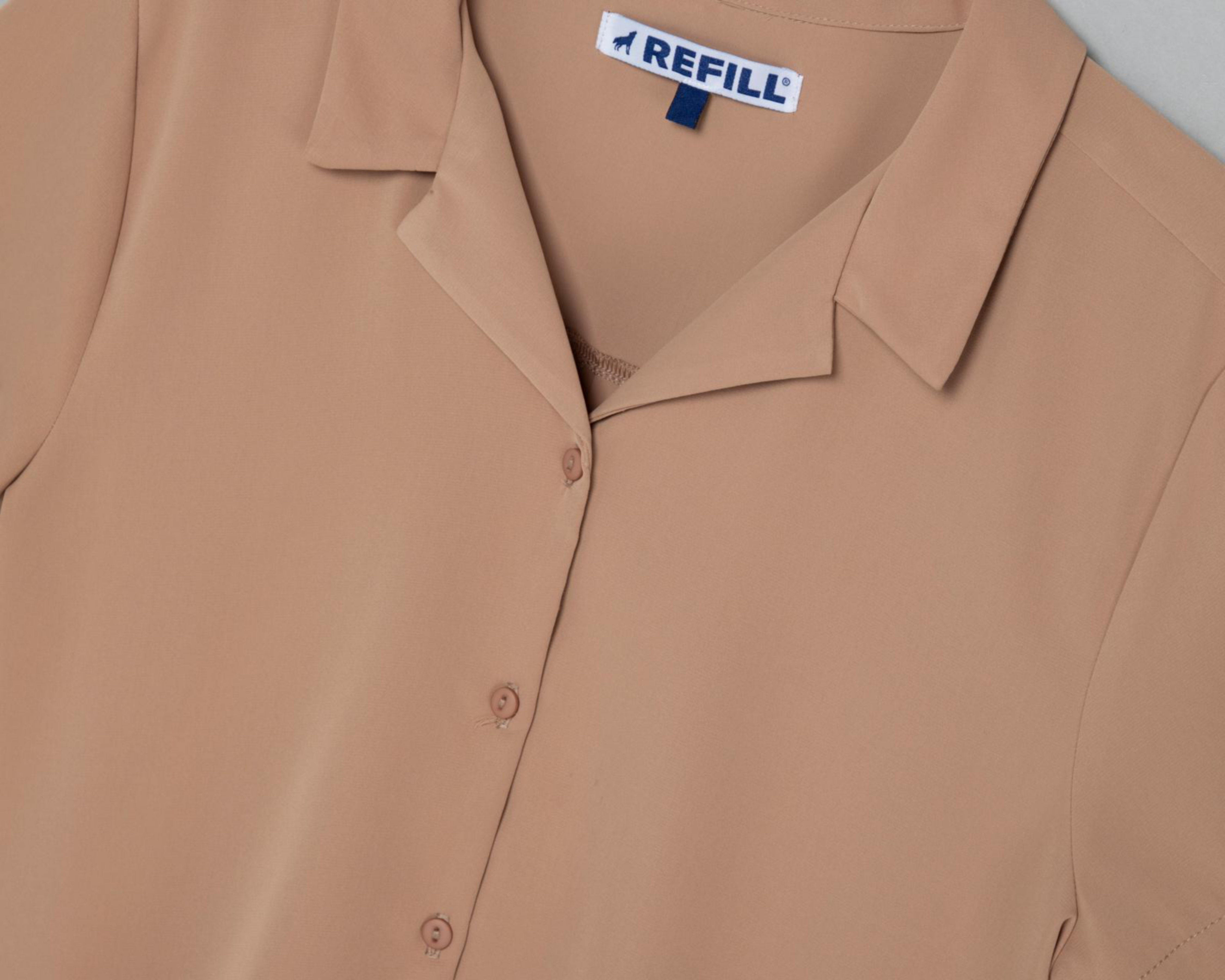 Foto 4 pulgar | Blusa Refill Manga Corta para Mujer
