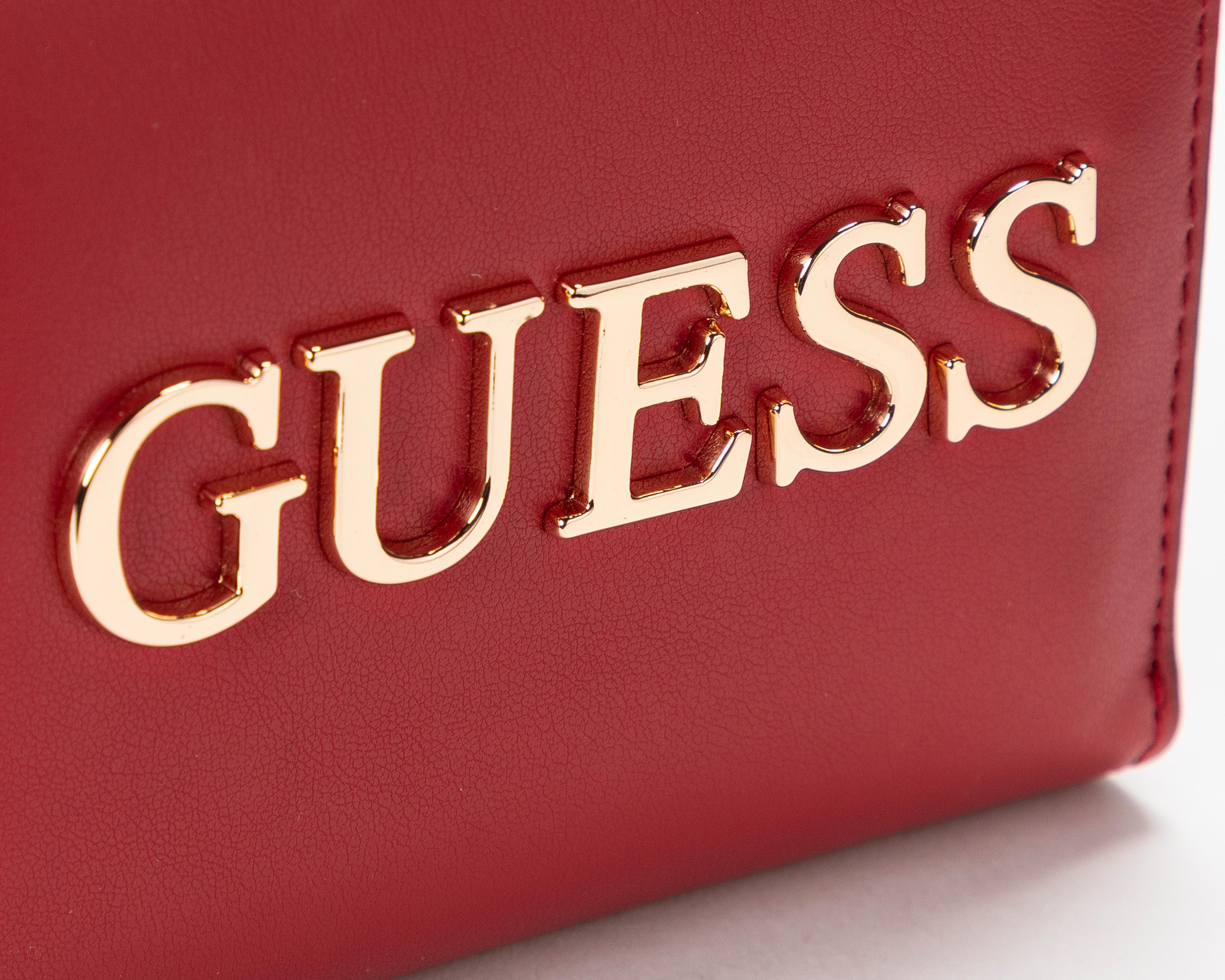 Foto 6 pulgar | Cartera para Mujer Guess Roja