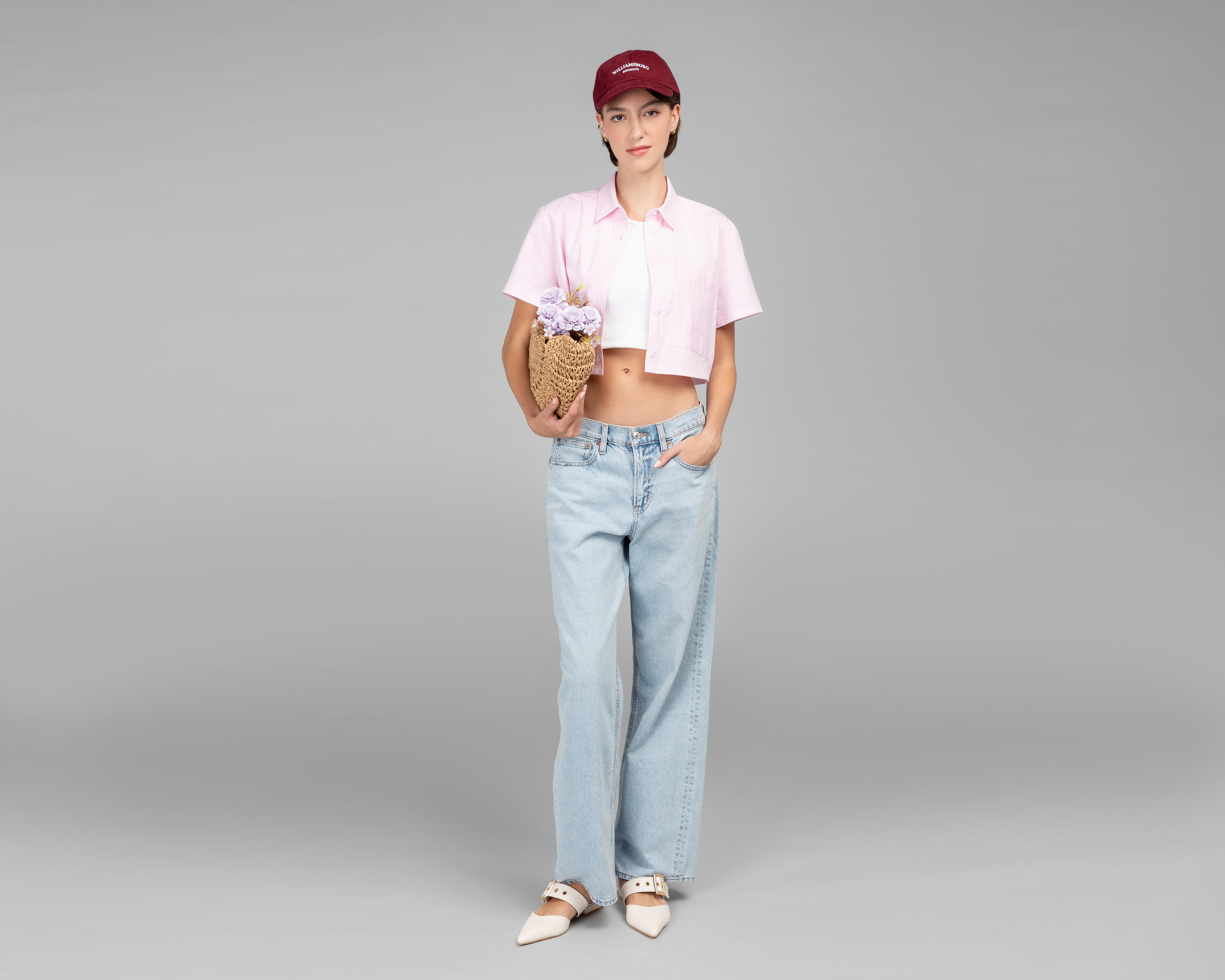 Foto 1 | Blusa Strona a Rayas para Mujer