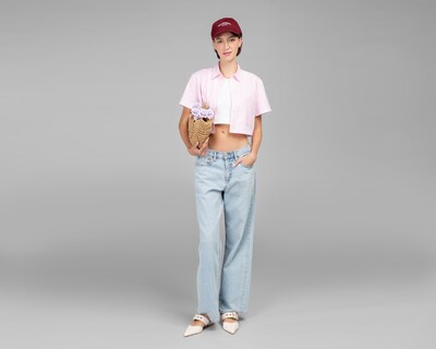 Foto 1 | Blusa Strona a Rayas para Mujer