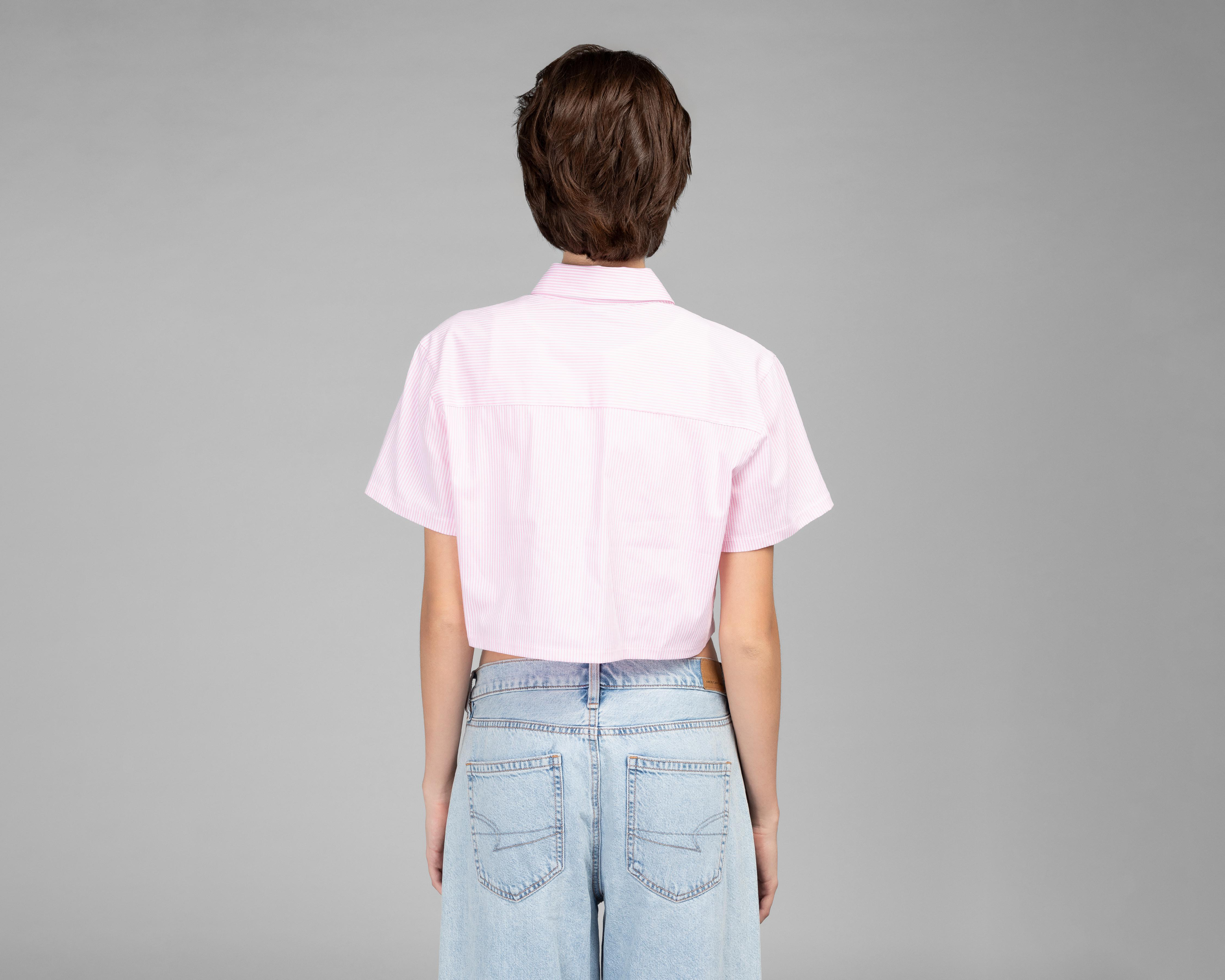 Foto 3 | Blusa Strona a Rayas para Mujer